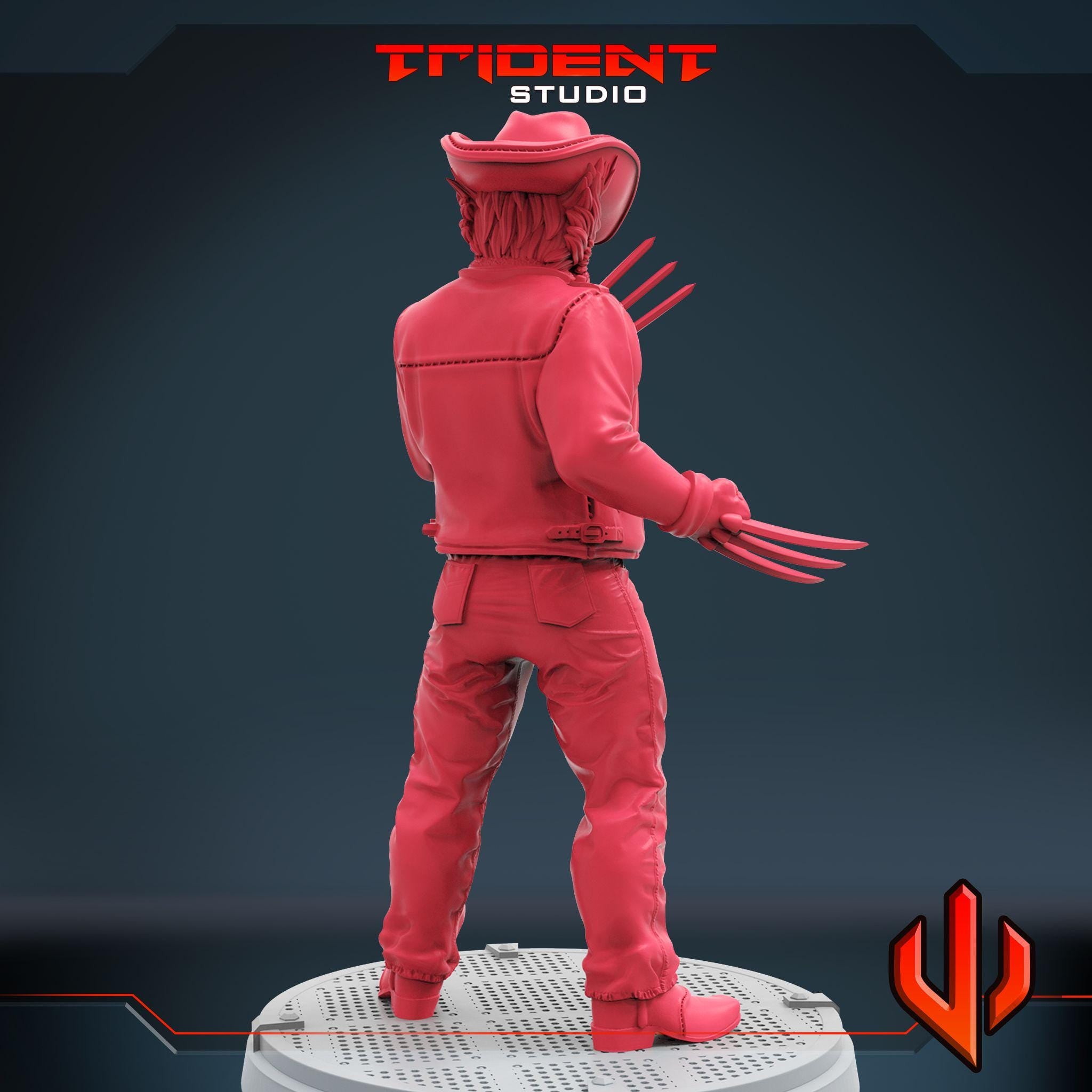 Wolverine (Fan art sculpted by Trident Studio) (Crisis Protocol Proxy/Alternative)