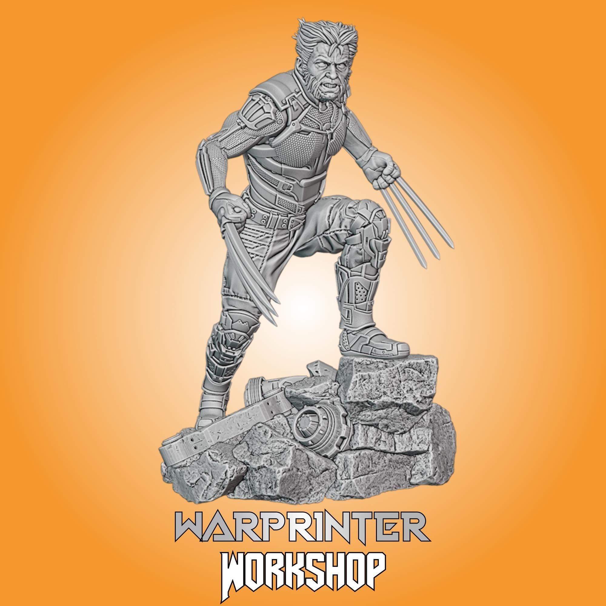 Wolverine X-men Days Of Future Past (Fan art sculpted by Trident Studio) (Crisis Protocol Proxy/Alternative)