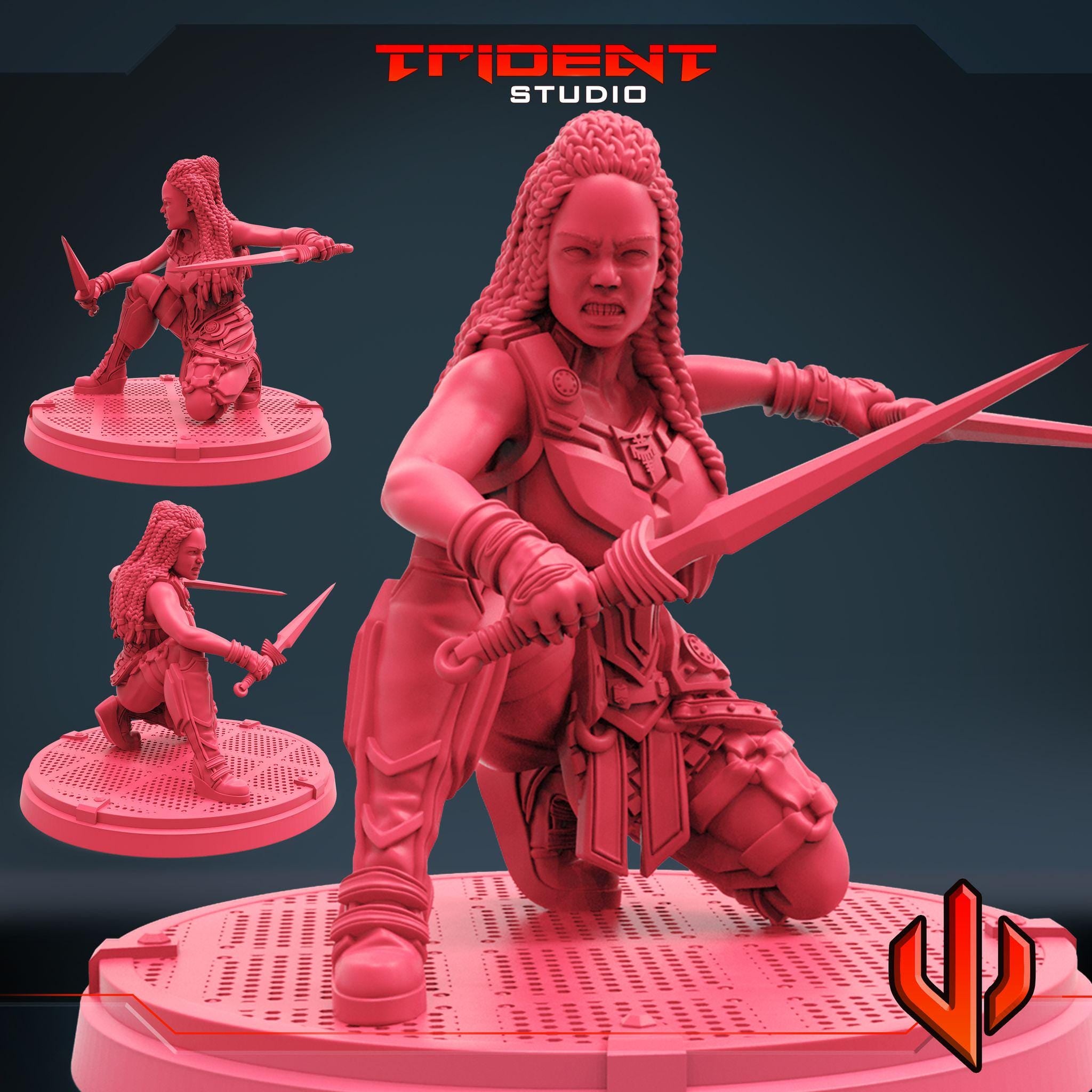 Valkyrie B (Fan art sculpted by Trident Studio) (Crisis Protocol Proxy/Alternative)