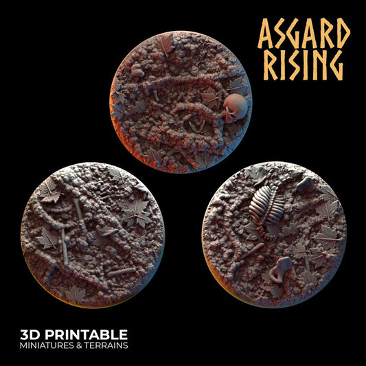 Deepforest - Ritual Ground - Round Wargame Base - Asgard Rising