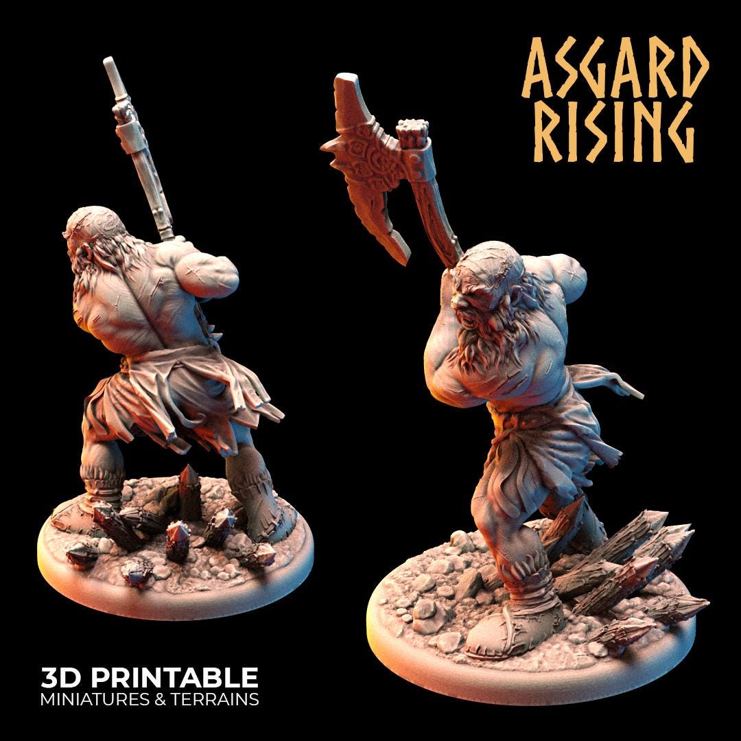 Viking Berserkers Warband 28mm 32mm, Miniatures for Wargames, D&D, Saga, RPG, Shieldwall Infantry Tabletop Figures