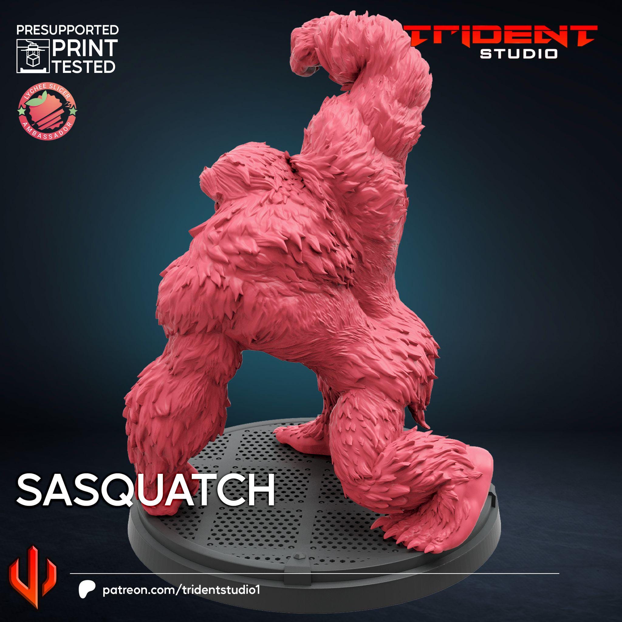 Sasquatch (Fan art sculpted by Trident Studio) (Crisis Protocol Proxy/Alternative)