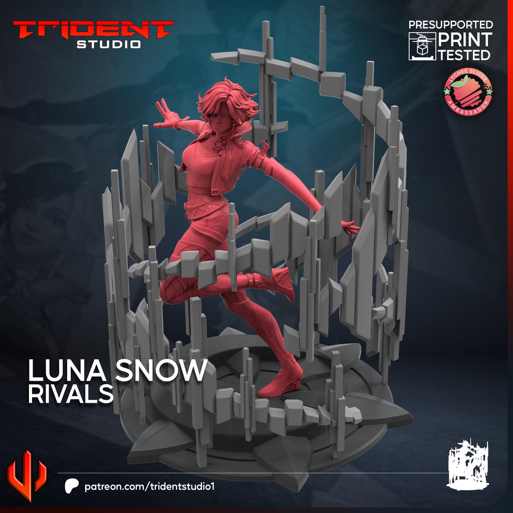 Luna Snow Rivals (Fan art sculpted by Trident Studio) (Crisis Protocol Proxy/Alternative)