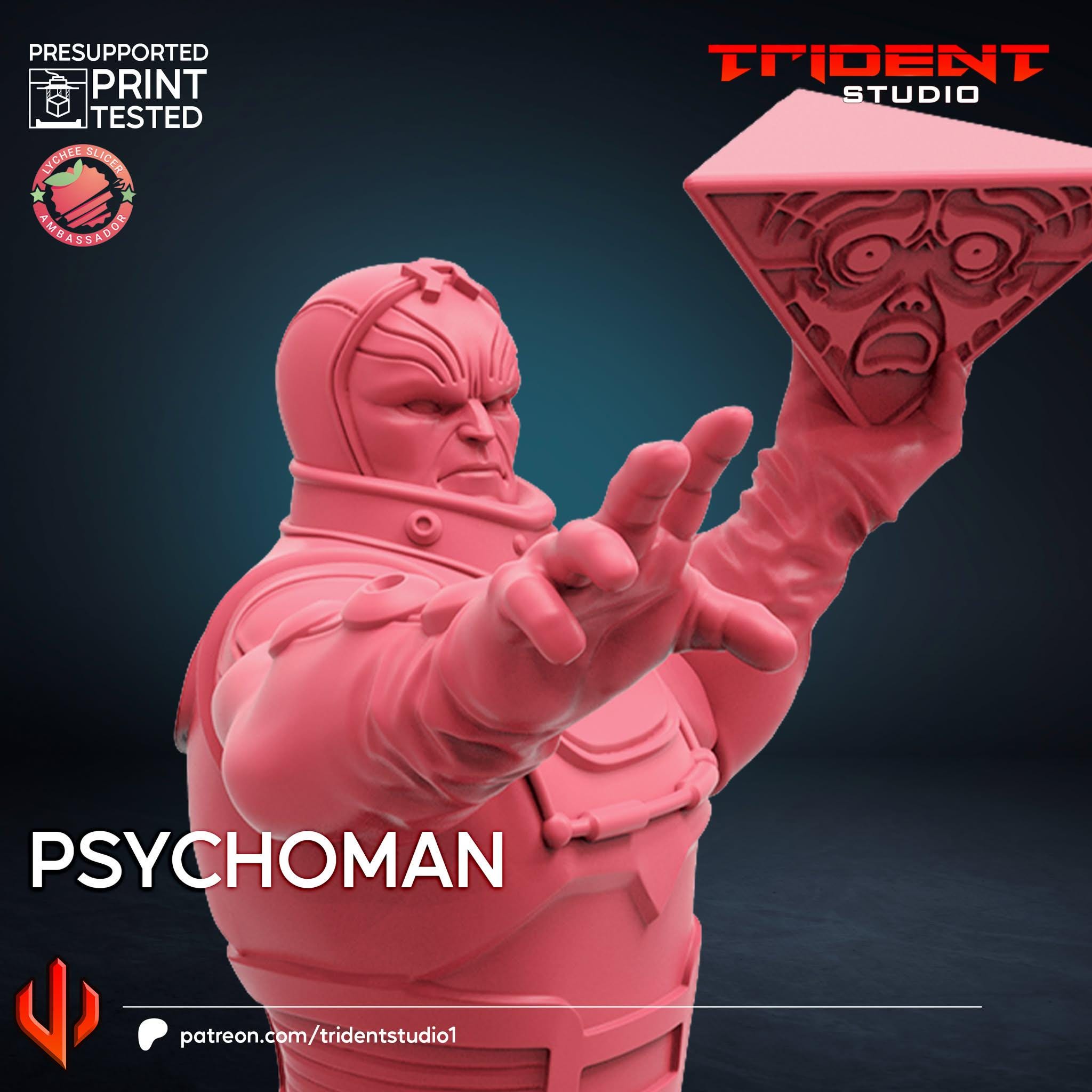 Psychoman (Fan art sculpted by Trident Studio) (Crisis Protocol Proxy/Alternative)