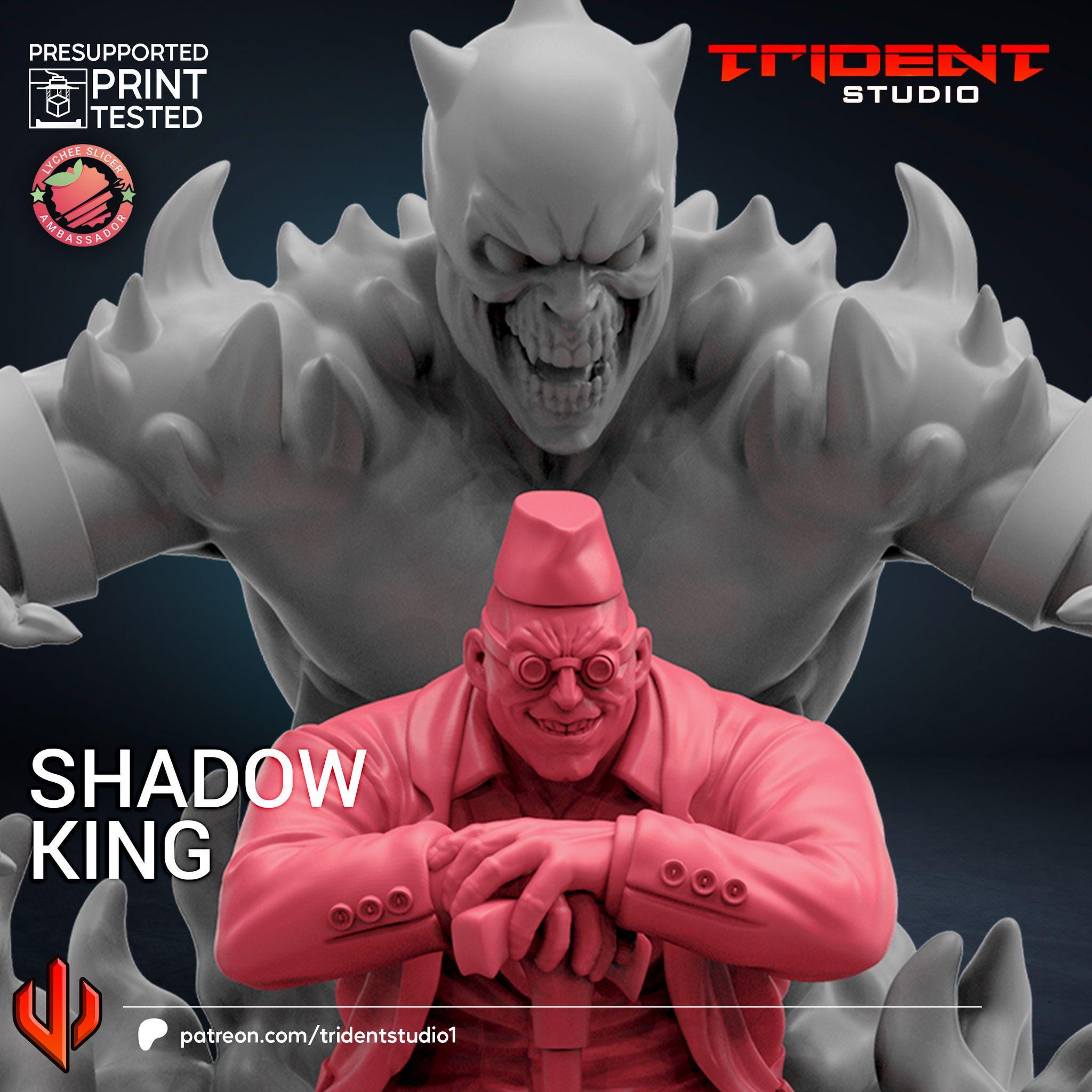 Shadow King (Fan art sculpted by Trident Studio) (Crisis Protocol Proxy/Alternative)