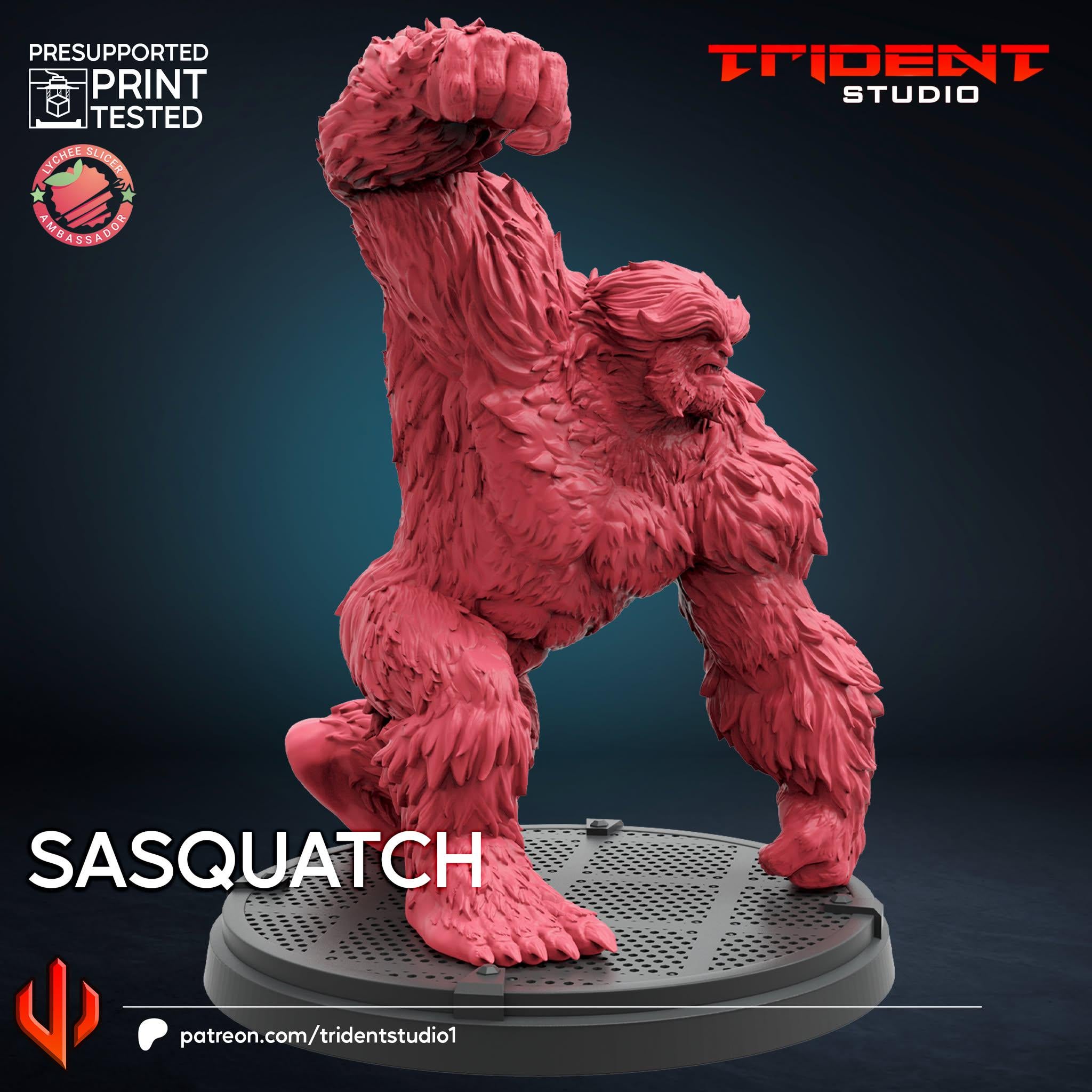 Sasquatch (Fan art sculpted by Trident Studio) (Crisis Protocol Proxy/Alternative)