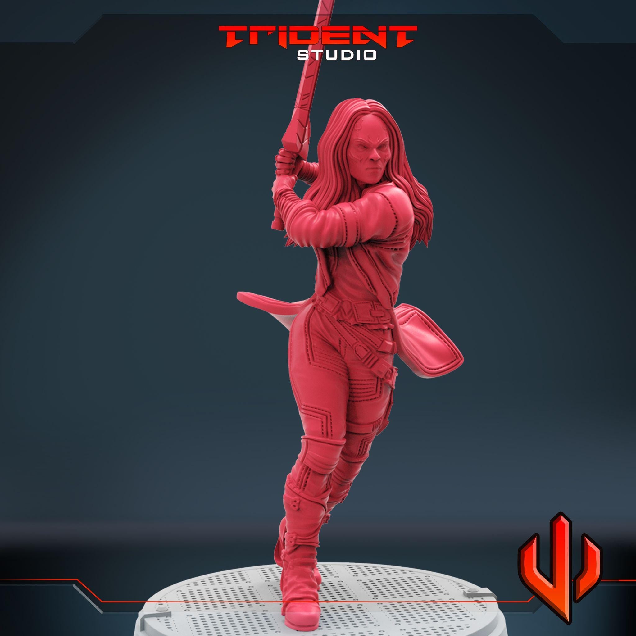 Gamora (Fan art sculpted by Trident Studio) (Crisis Protocol Proxy/Alternative)