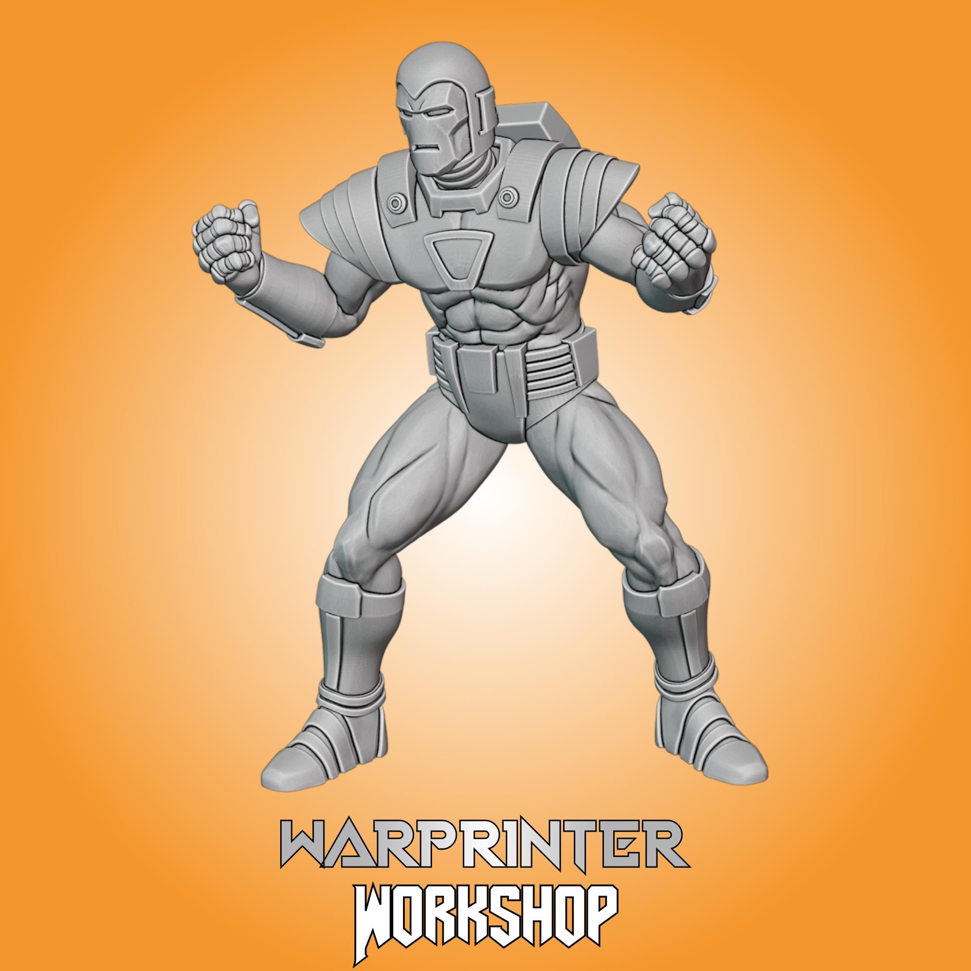 Iron Man Silver Centurion (Fan art sculpted by Trident Studio) (Crisis Protocol Proxy/Alternative)