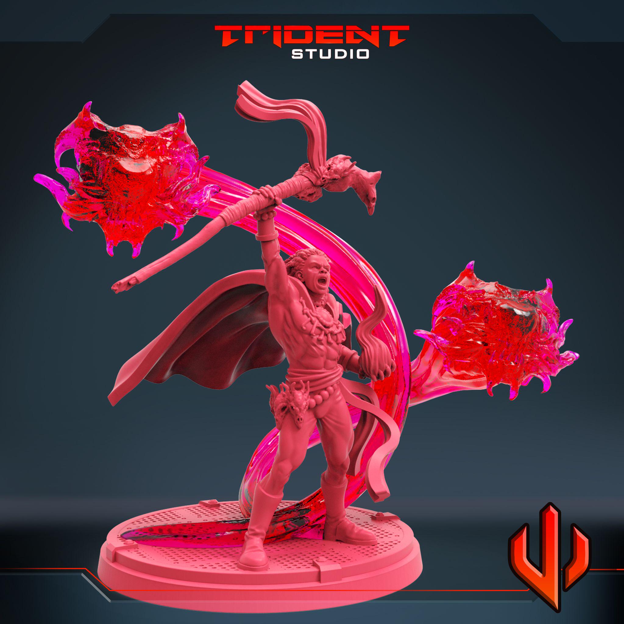 Doctor Voodoo B (Fan art sculpted by Trident Studio) (Crisis Protocol Proxy/Alternative)