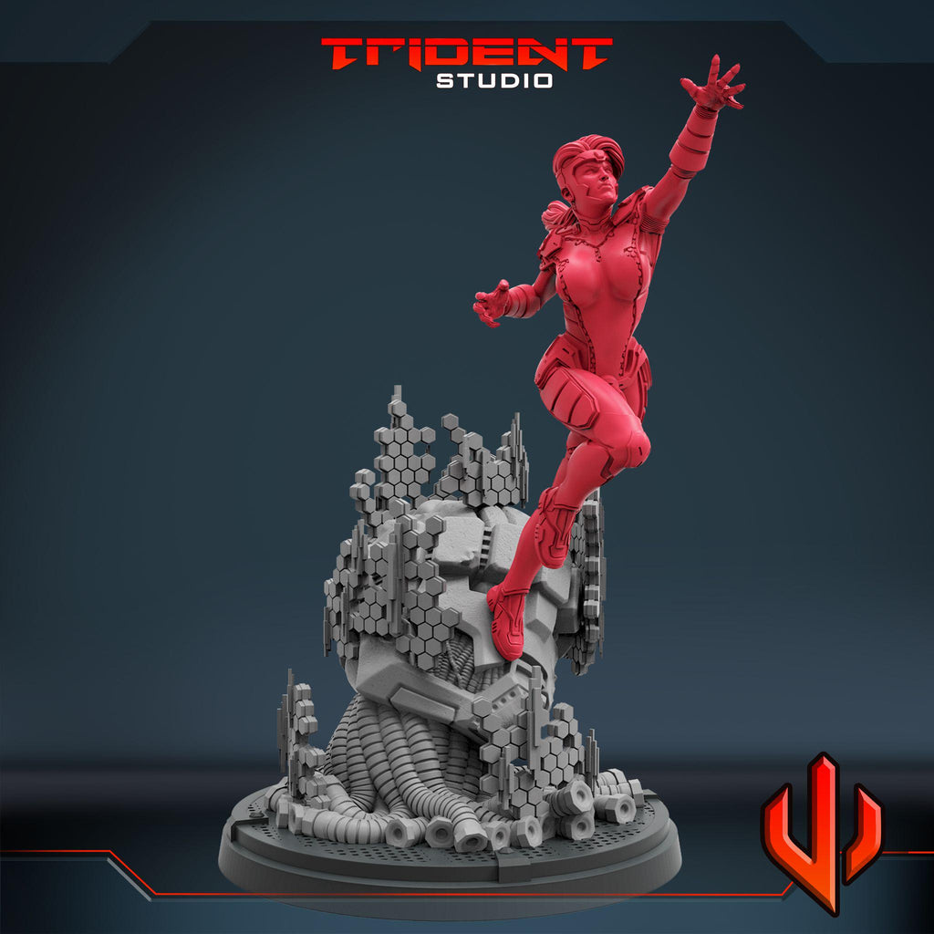 Jean Grey (Fan art sculpted by Trident Studio) (Crisis Protocol Proxy/Alternative)