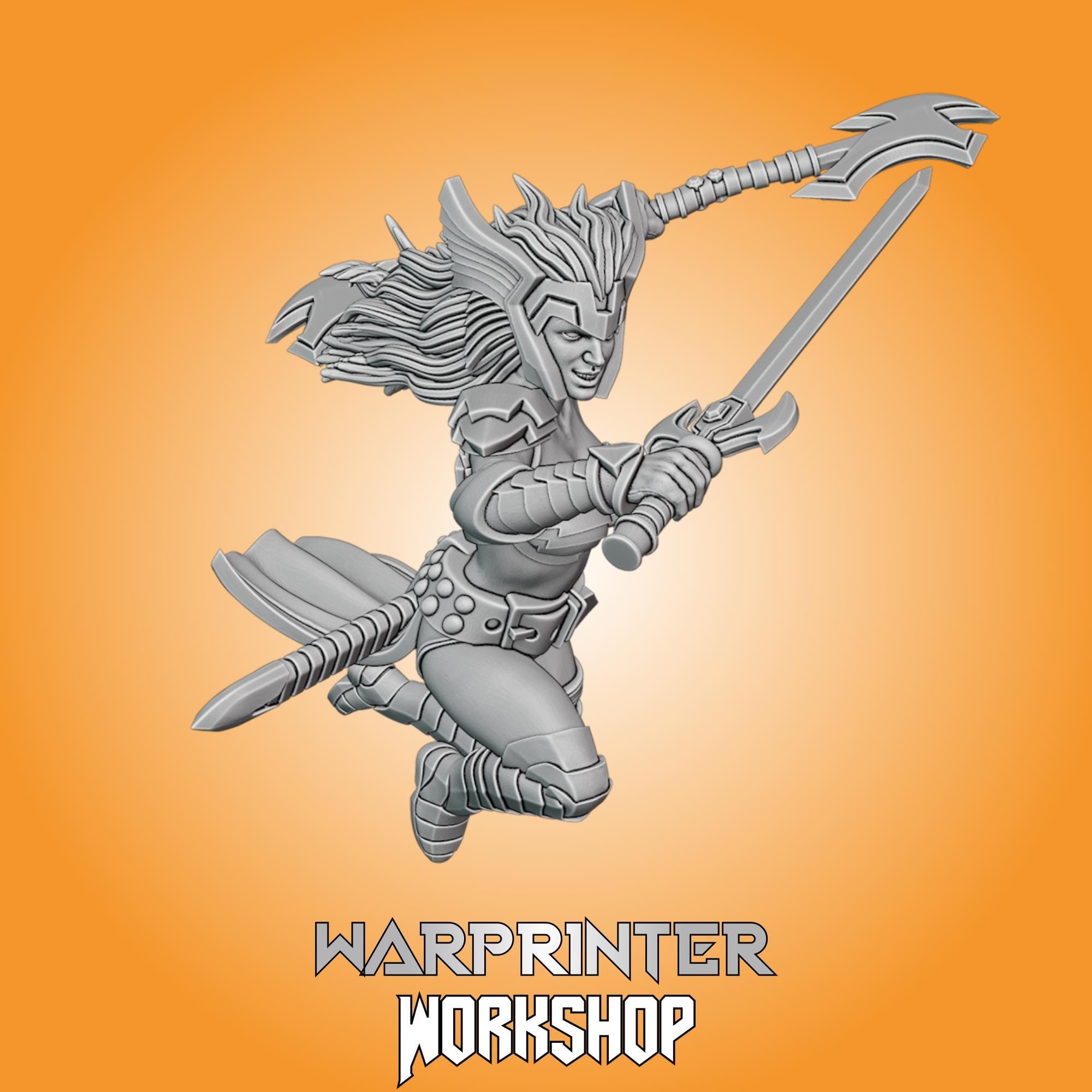 Angela Queen of Hel (Fan art sculpted by Trident Studio) (Crisis Protocol Proxy/Alternative)