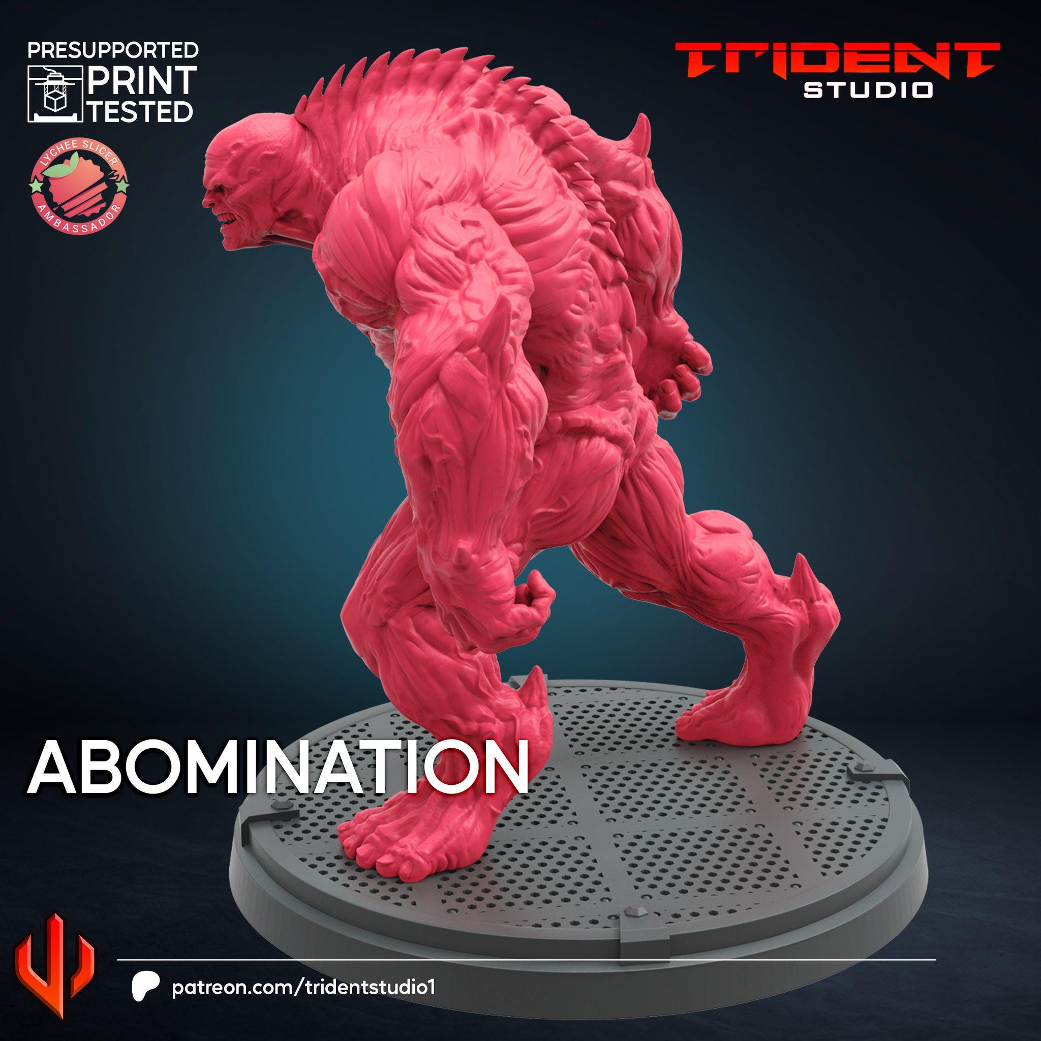 Abomination 2008 movie (Fan art sculpted by Trident Studio) (Crisis Protocol Proxy/Alternative)