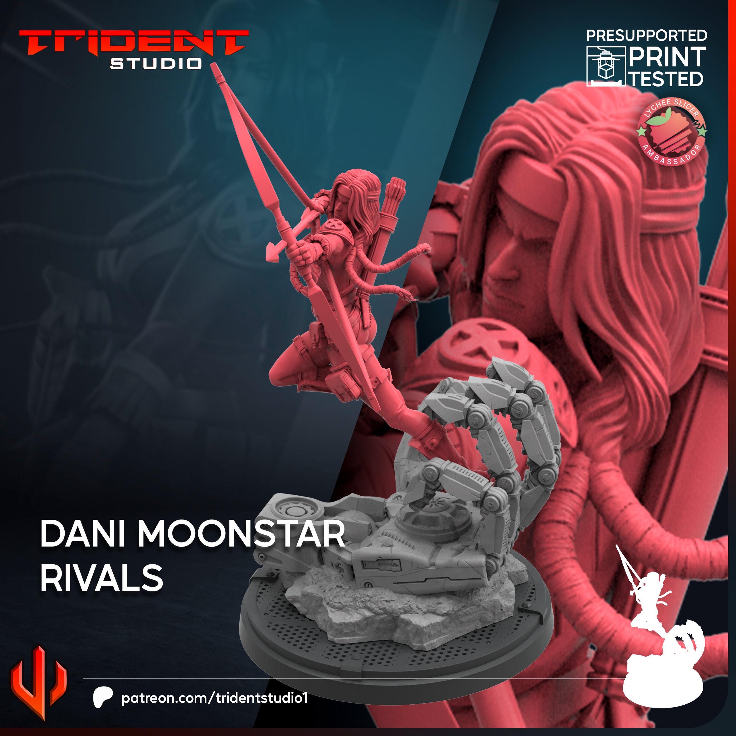 Dani Moonstar (Fan art sculpted by Trident Studio) (Crisis Protocol Proxy/Alternative)
