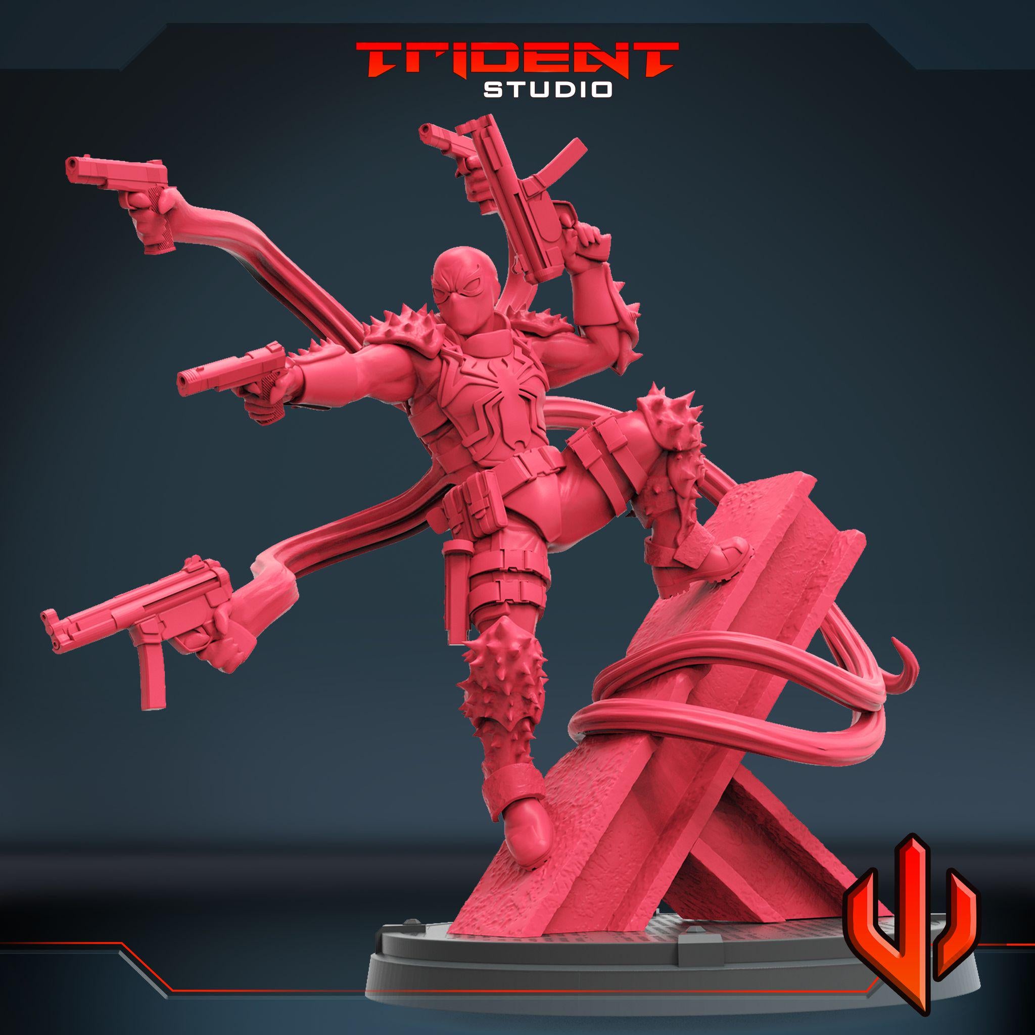 Agent venom (Fan art sculpted by Trident Studio) (Crisis Protocol Proxy/Alternative)