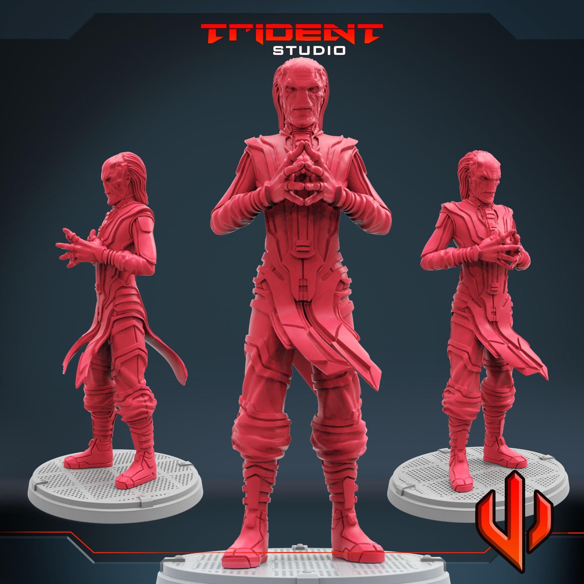 Ebony Maw A (Fan art sculpted by Trident Studio) (Crisis Protocol Proxy/Alternative)