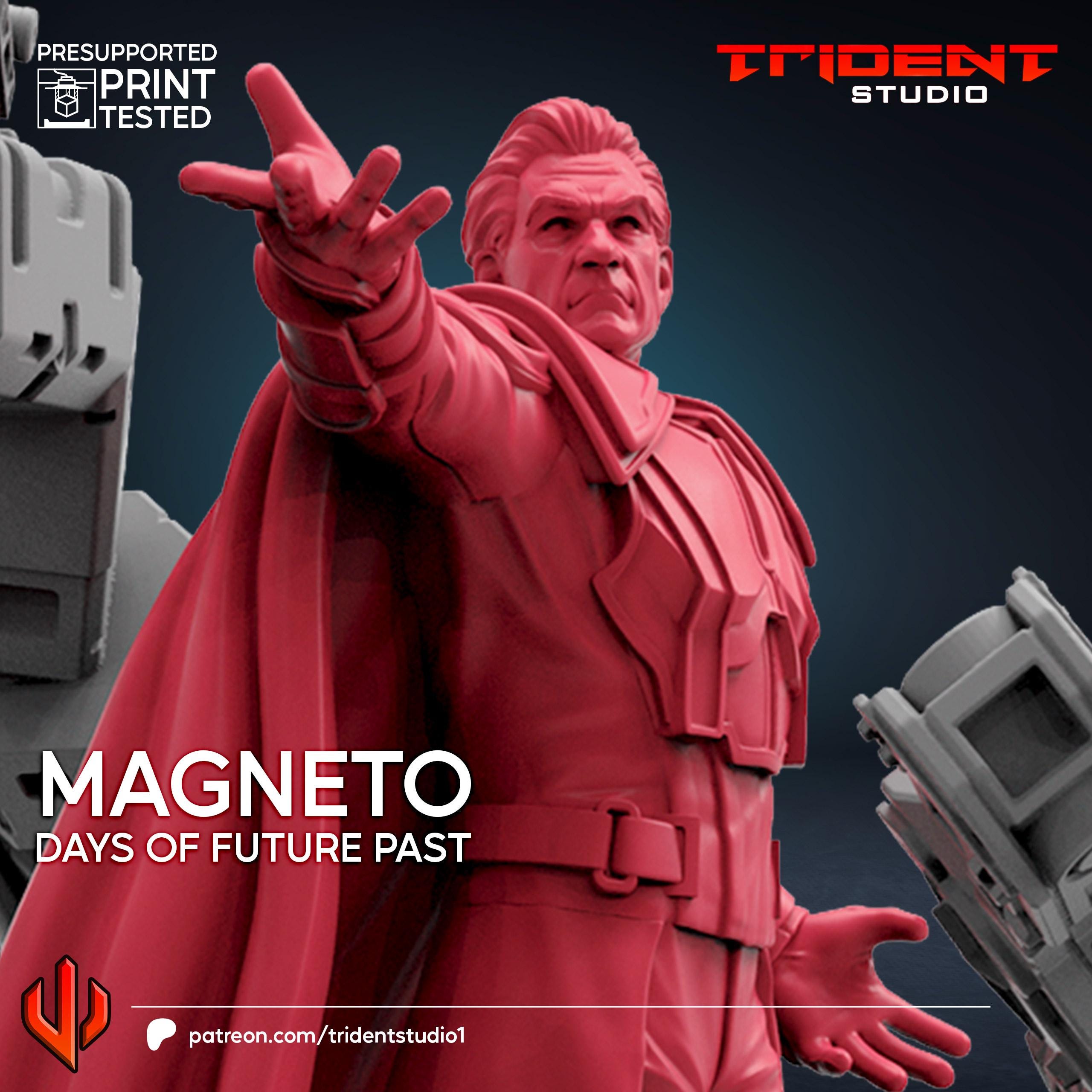 Magneto X-men Days Of Future Past (Fan art sculpted by Trident Studio) (Crisis Protocol Proxy/Alternative)