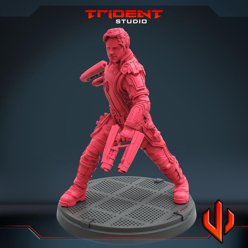 Star-Lord (Fan art sculpted by Trident Studio) (Crisis Protocol Proxy/Alternative)