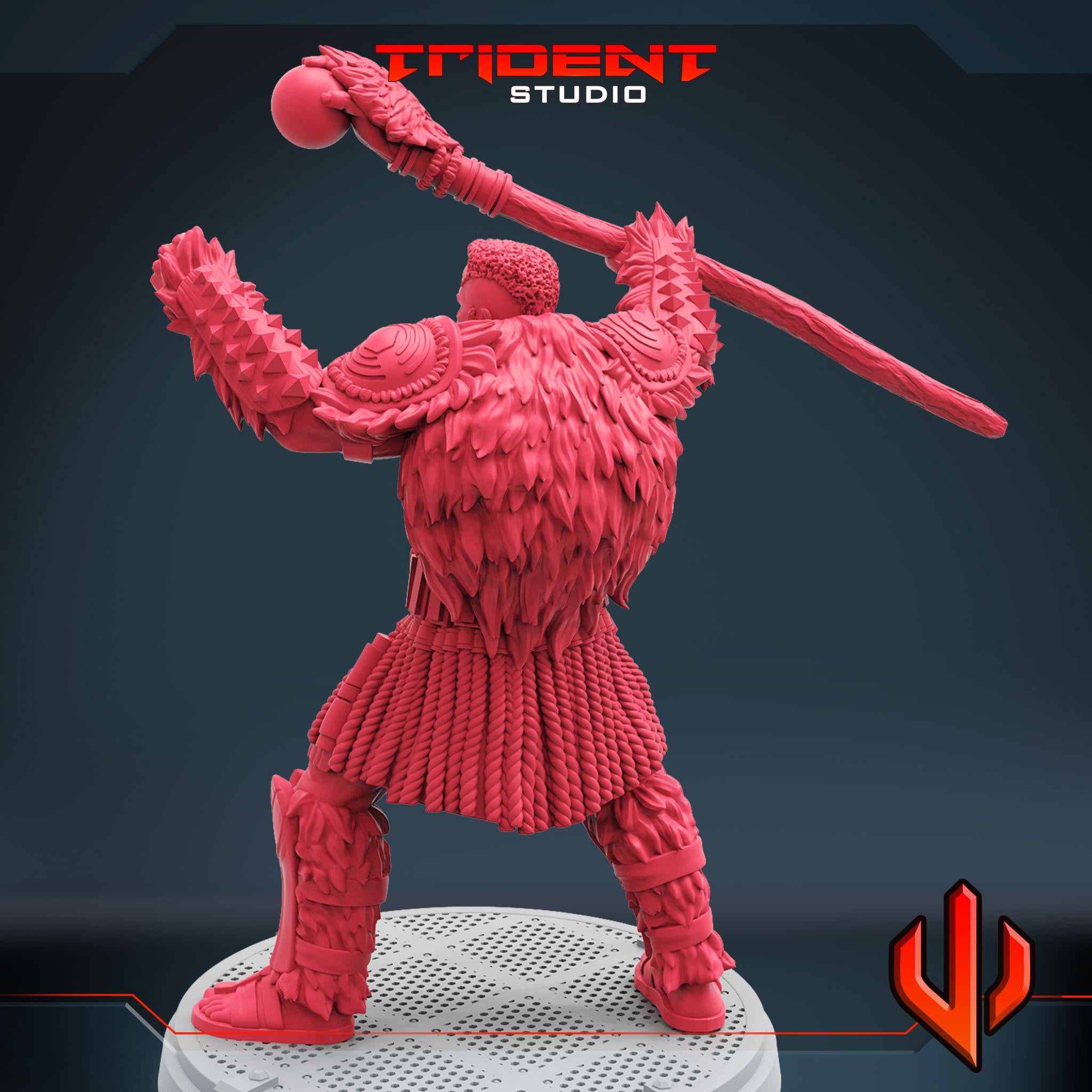 M’Baku (Fan art sculpted by Trident Studio) (Crisis Protocol Proxy/Alternative)