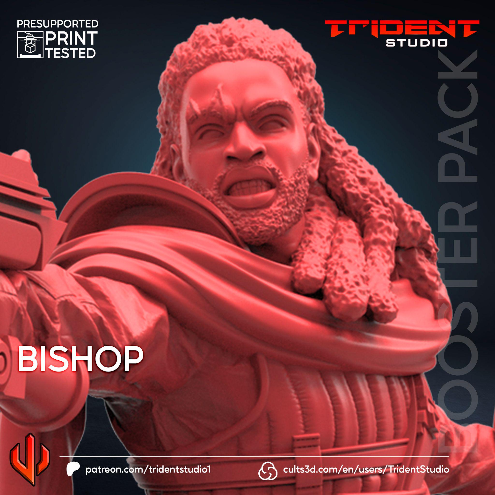 Bishop X-men Days Of Future Past (Fan art sculpted by Trident Studio) (Crisis Protocol Proxy/Alternative)