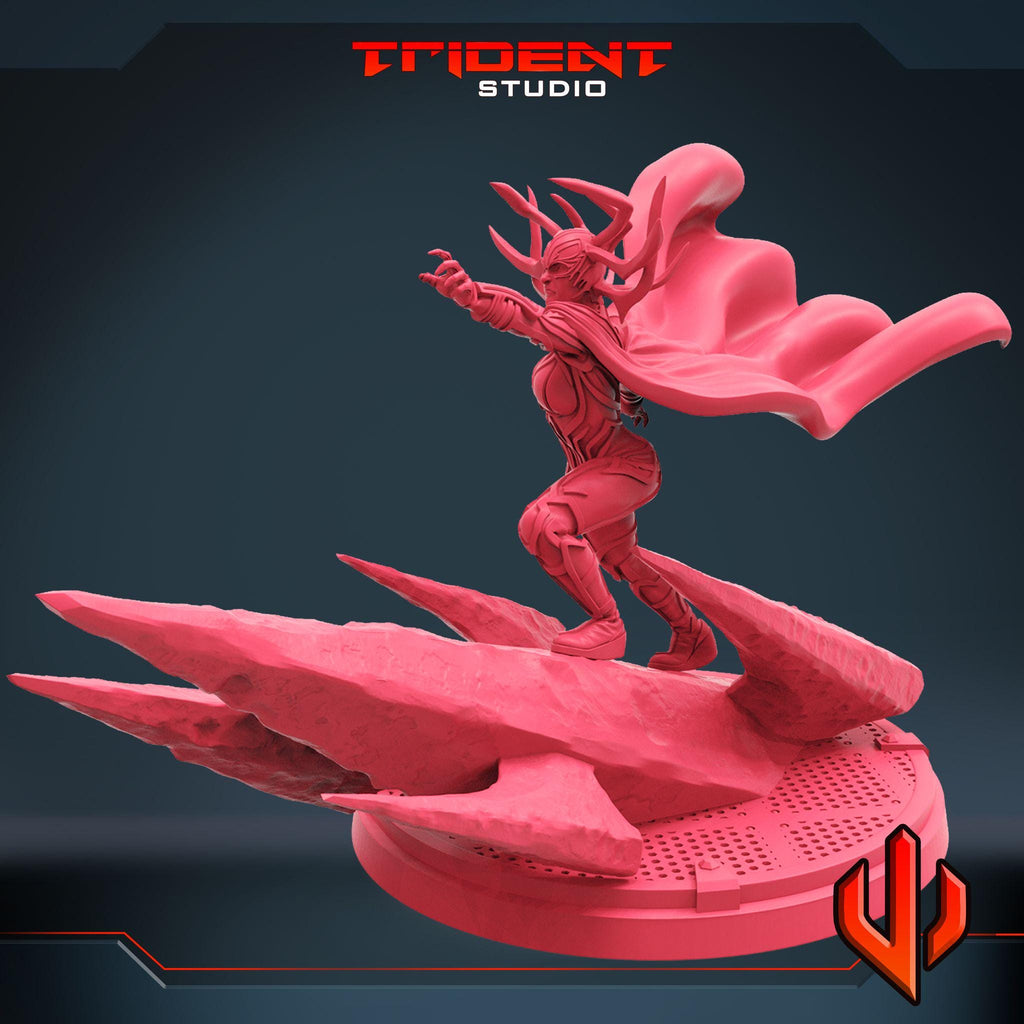 Hela, Queen of Hel (Fan art sculpted by Trident Studio) (Crisis Protocol Proxy/Alternative)