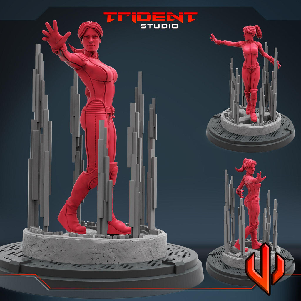 Jean Grey X-men 2000 Movie (Fan art sculpted by Trident Studio) (Crisis Protocol Proxy/Alternative)