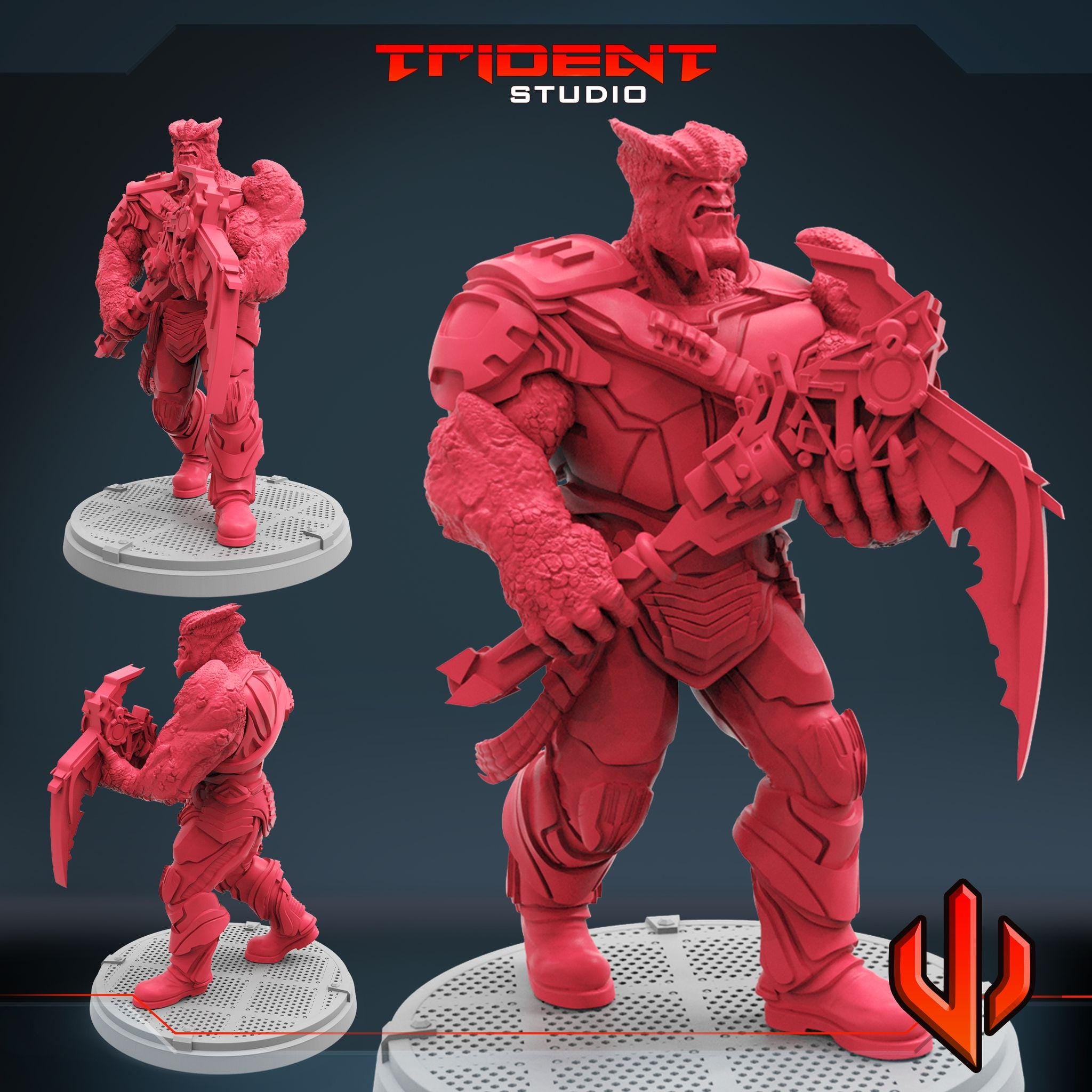 Black Dwarf A (Fan art sculpted by Trident Studio) (Crisis Protocol Proxy/Alternative)