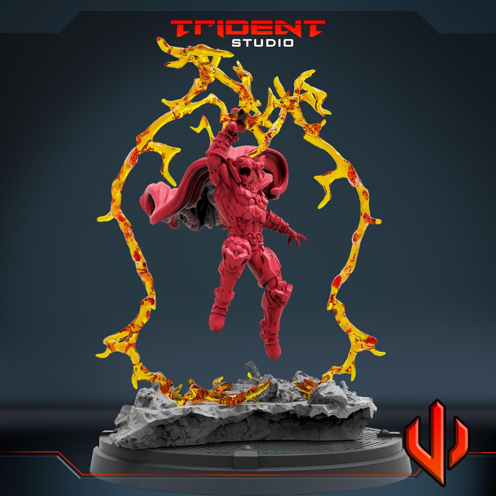 Beta Ray Bill (Fan art sculpted by Trident Studio) (Crisis Protocol Proxy/Alternative)