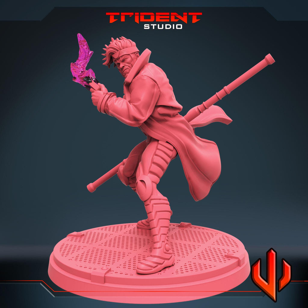 Gambit B (Fan art sculpted by Trident Studio) (Crisis Protocol Proxy/Alternative)