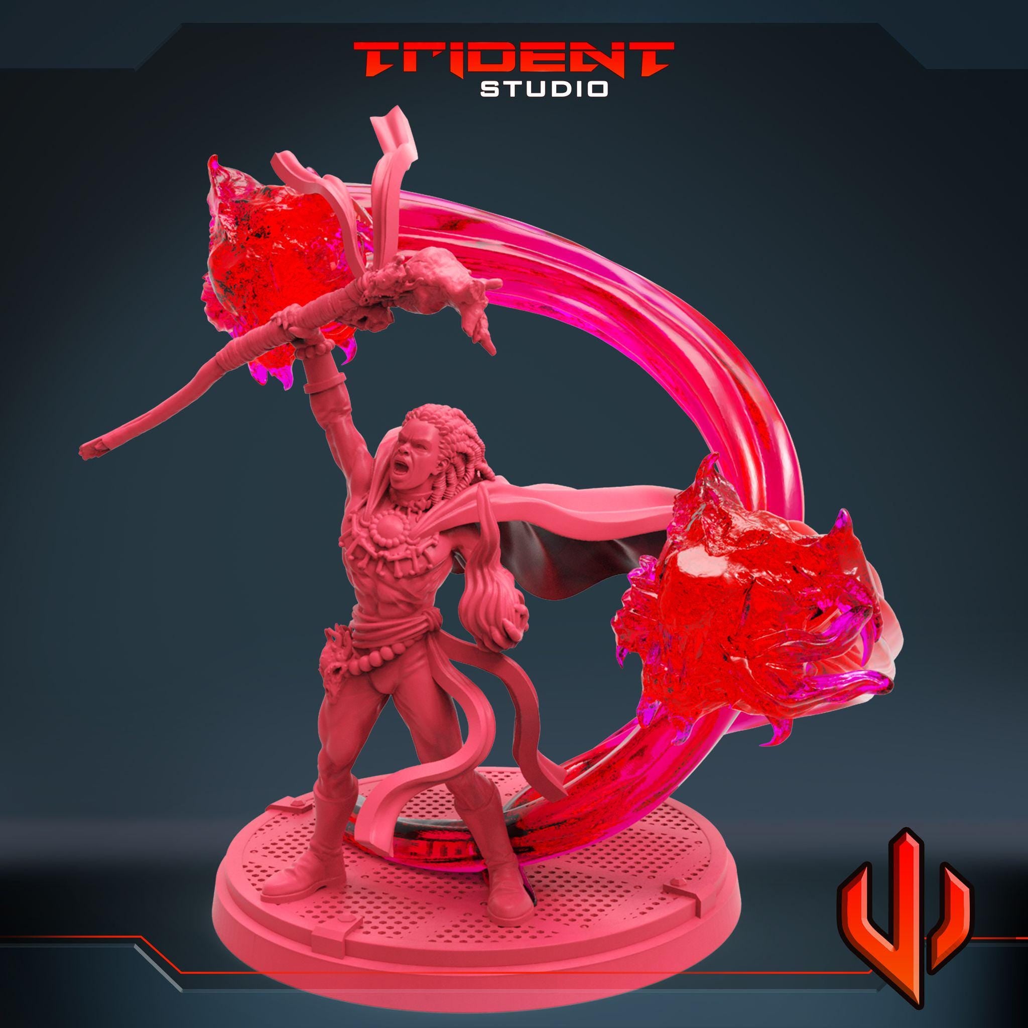 Doctor Voodoo B (Fan art sculpted by Trident Studio) (Crisis Protocol Proxy/Alternative)