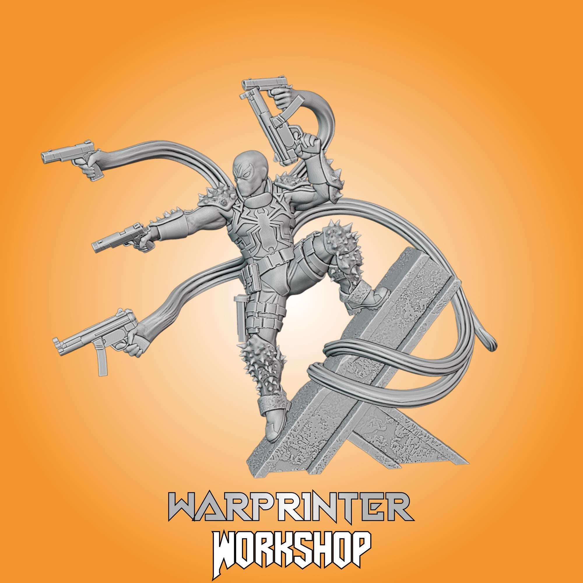 Agent venom (Fan art sculpted by Trident Studio) (Crisis Protocol Proxy/Alternative)