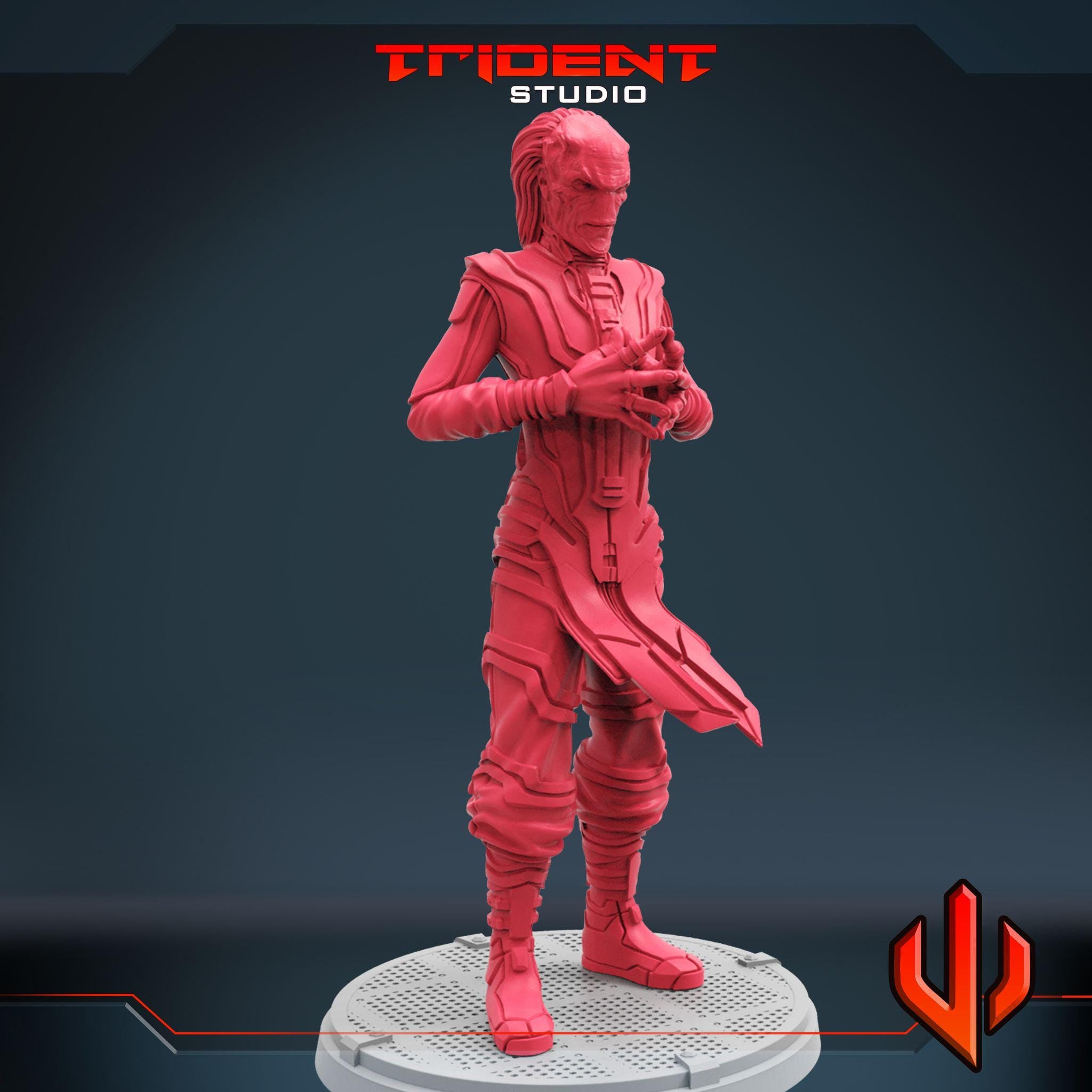 Ebony Maw A (Fan art sculpted by Trident Studio) (Crisis Protocol Proxy/Alternative)