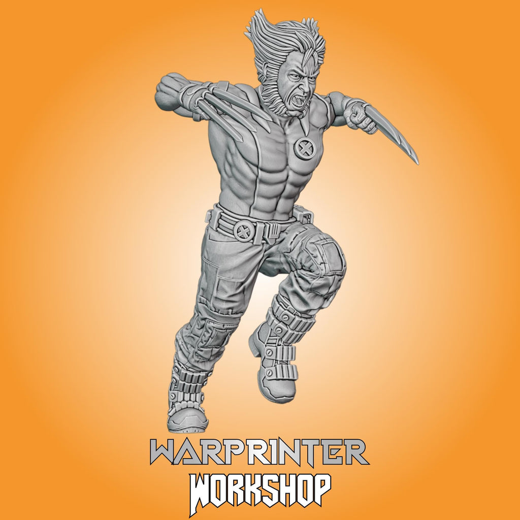 Wolverine B (Fan art sculpted by Trident Studio) (Crisis Protocol Proxy/Alternative)