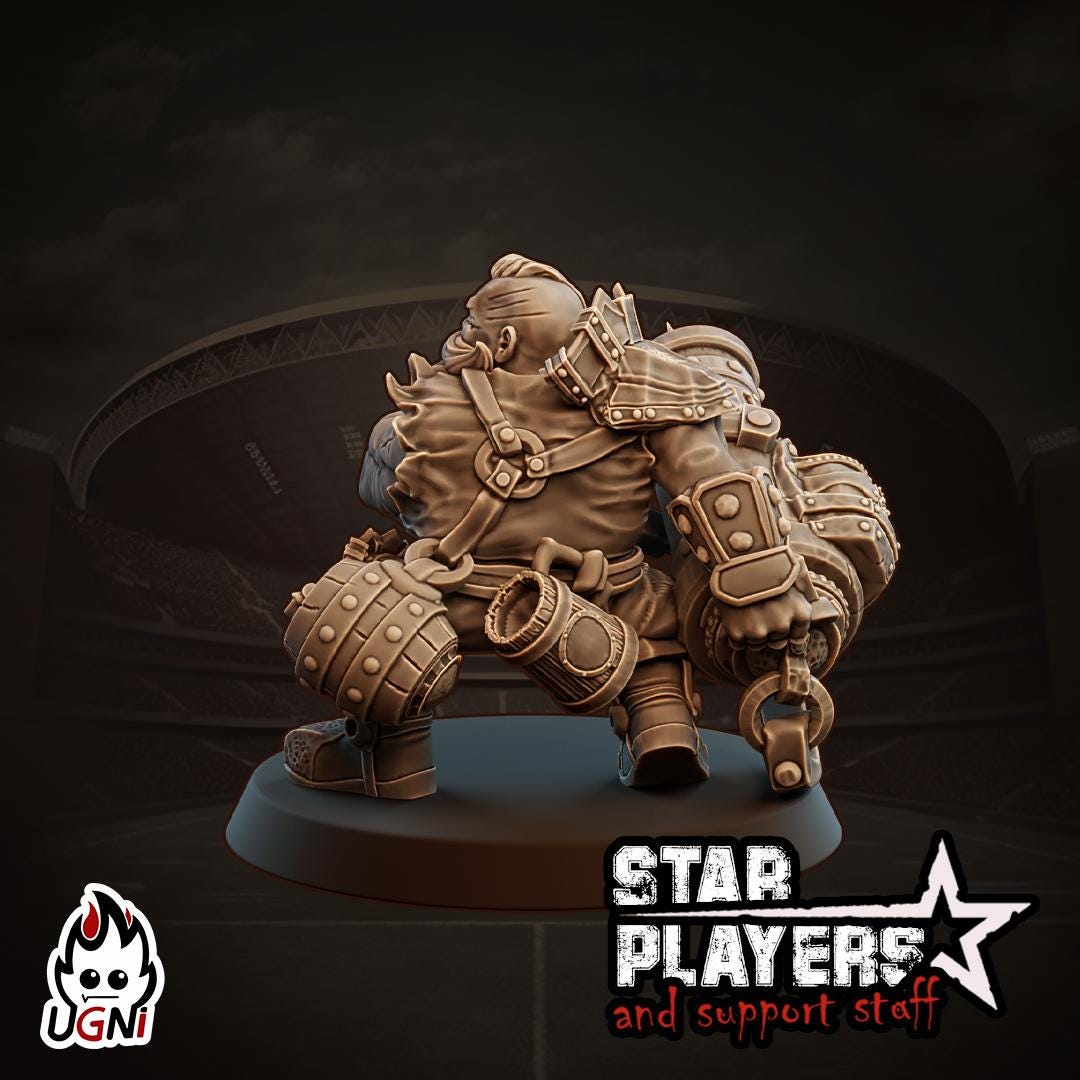 Baruk Fireblaze - Star Player - Fantasy Football - UGNI Miniatures