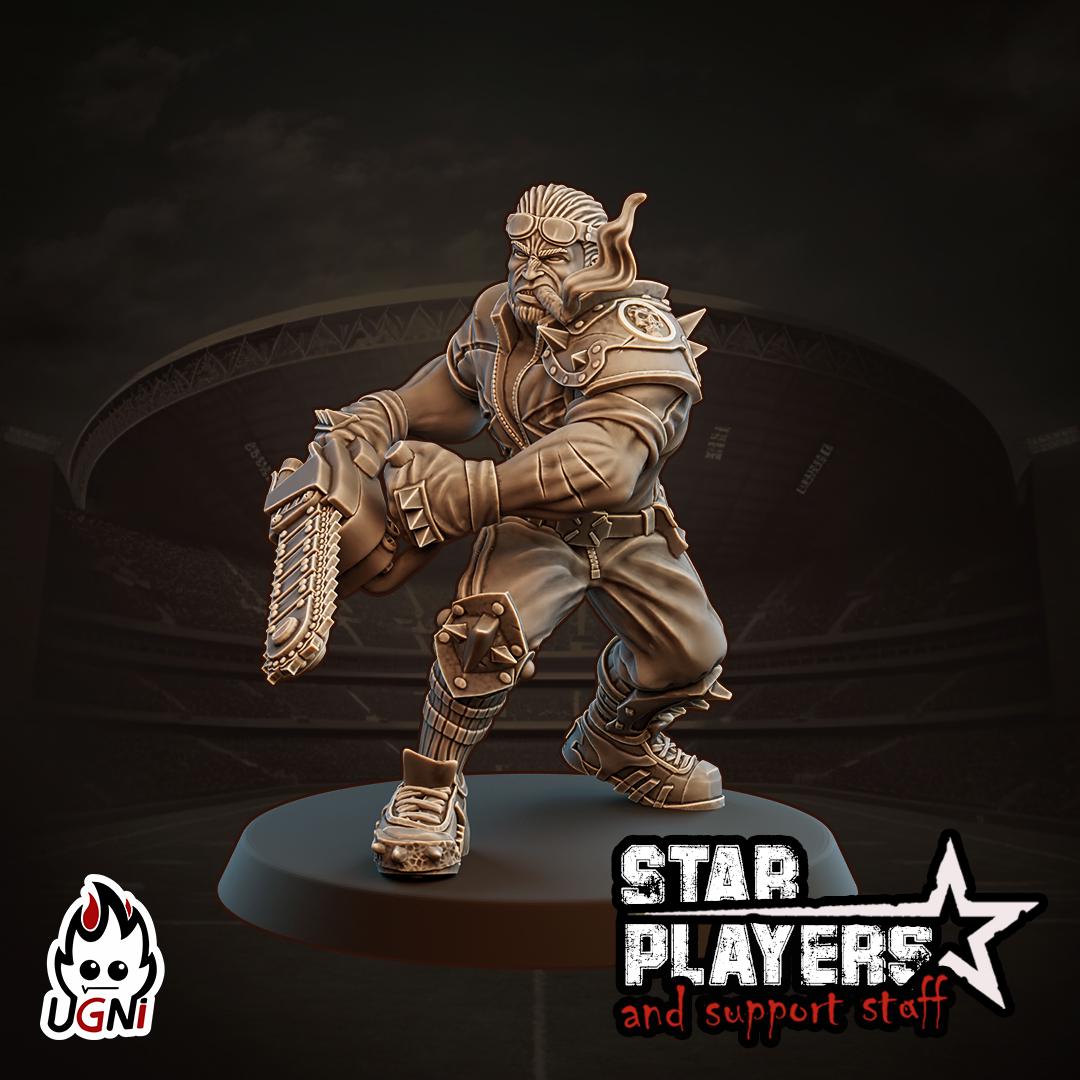 Gelmut Brolf (Classic version) - Star Player - Fantasy Football - UGNI Miniatures