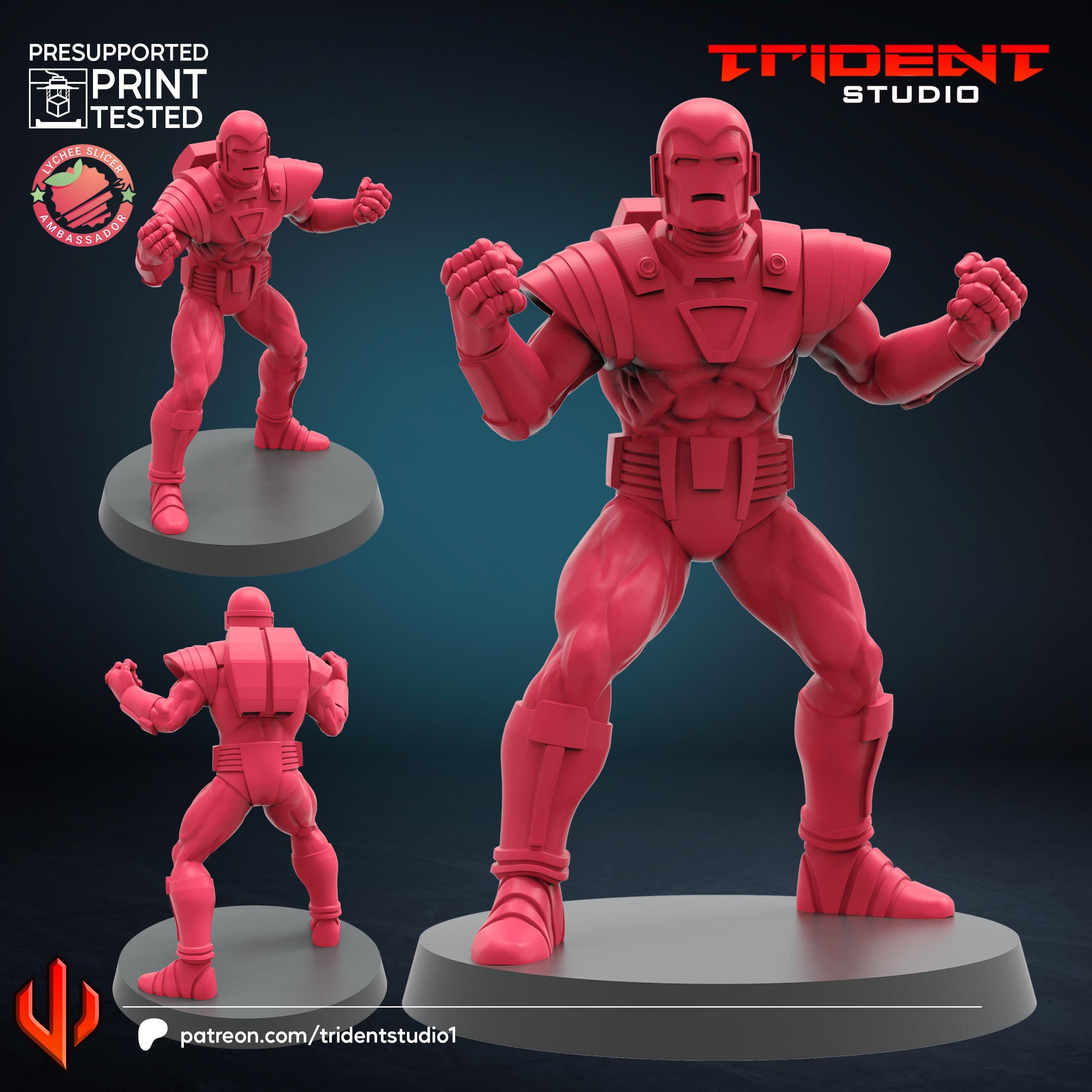 Iron Man Silver Centurion (Fan art sculpted by Trident Studio) (Crisis Protocol Proxy/Alternative)