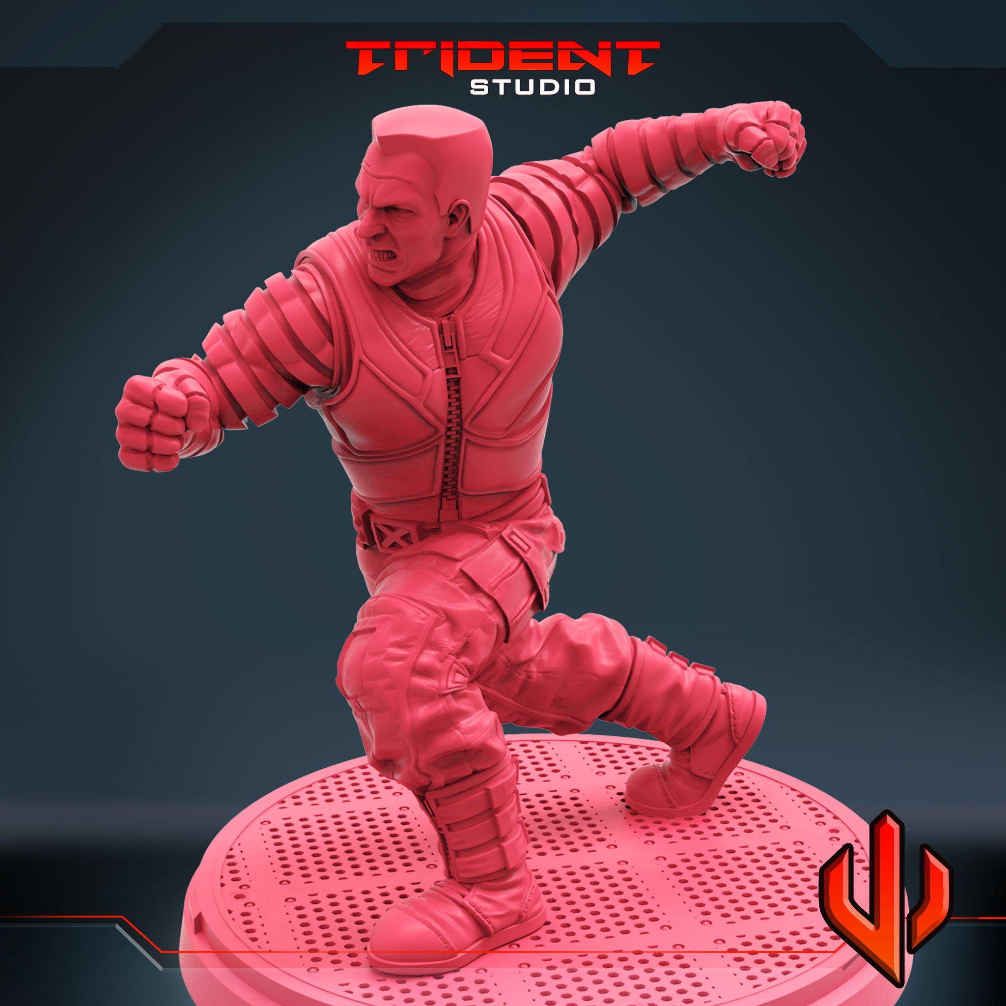 Colossus A (Fan art sculpted by Trident Studio) (Crisis Protocol Proxy/Alternative)
