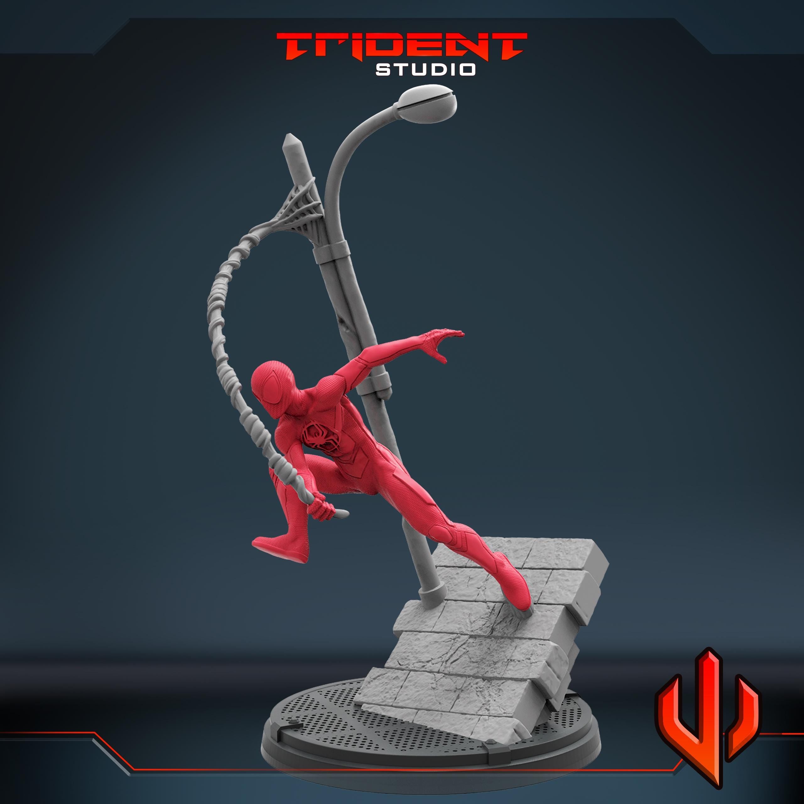 Teenage Spiderman Masked (Fan art sculpted by Trident Studio) (Crisis Protocol Proxy/Alternative)
