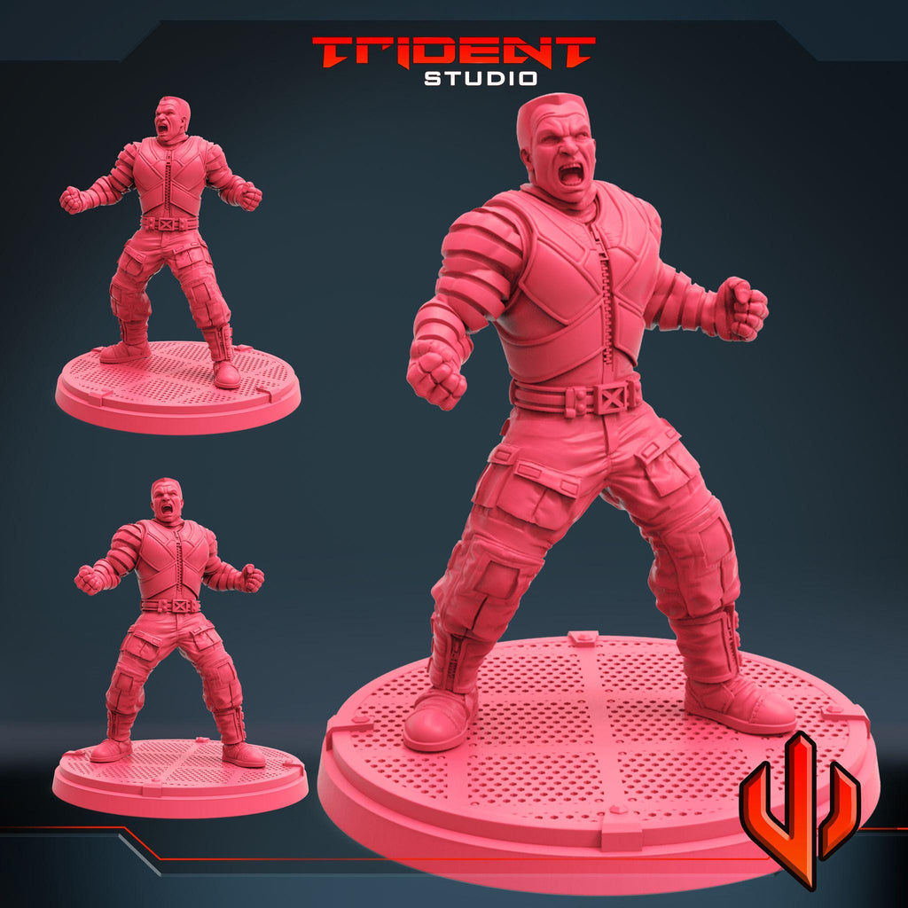 Colossus B (Fan art sculpted by Trident Studio) (Crisis Protocol Proxy/Alternative)