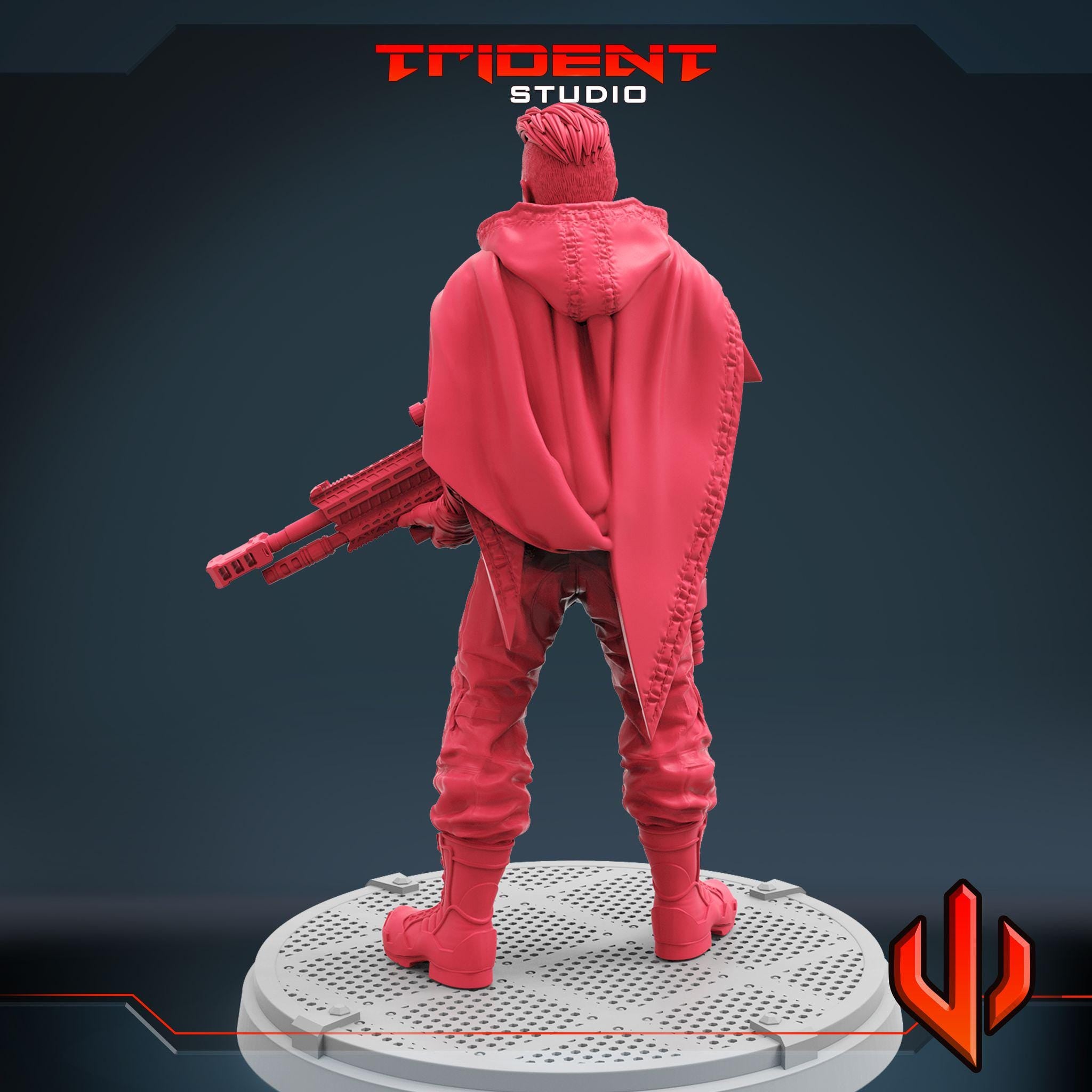 Cable MCU B (Fan art sculpted by Trident Studio) (Crisis Protocol Proxy/Alternative)