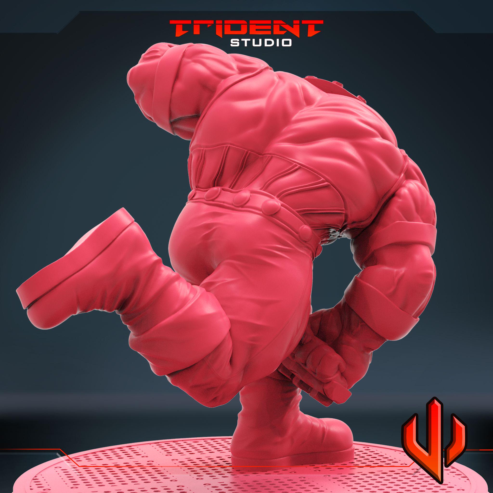 Juggernaut A (Fan art sculpted by Trident Studio) (Crisis Protocol Proxy/Alternative)
