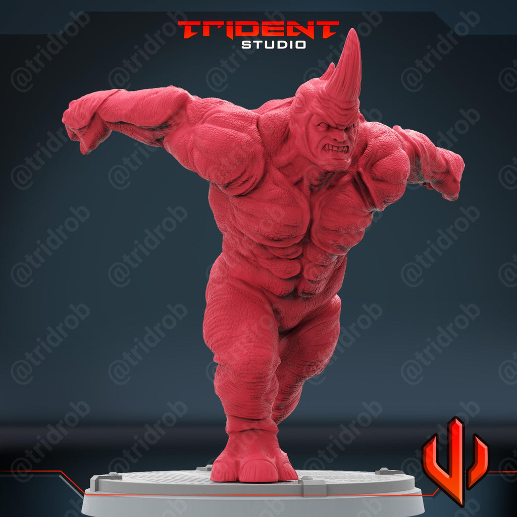 Rhino (Fan art sculpted by Trident Studio) (Crisis Protocol Proxy/Alternative)