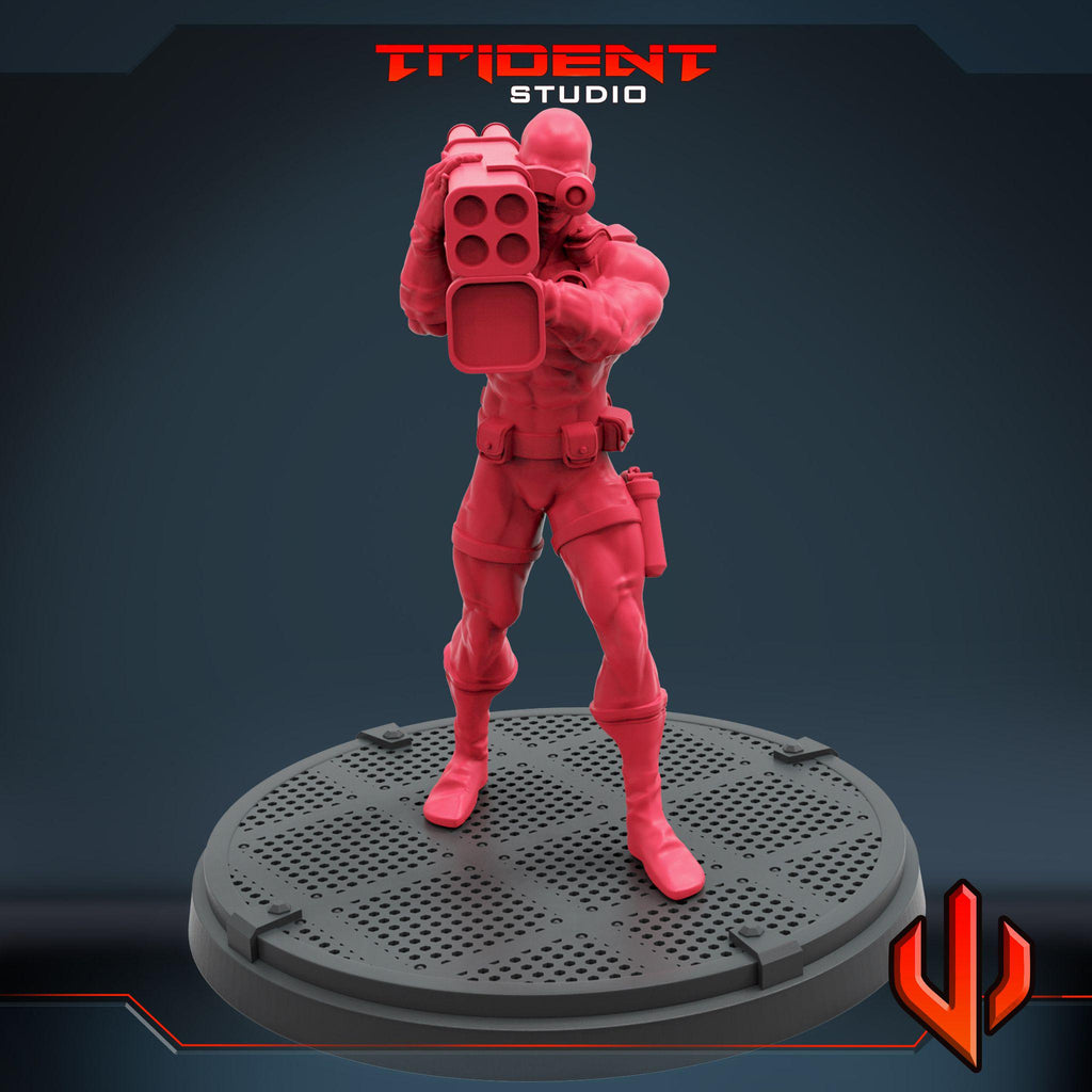 Bob Agent (Fan art sculpted by Trident Studio) (Crisis Protocol Proxy/Alternative)