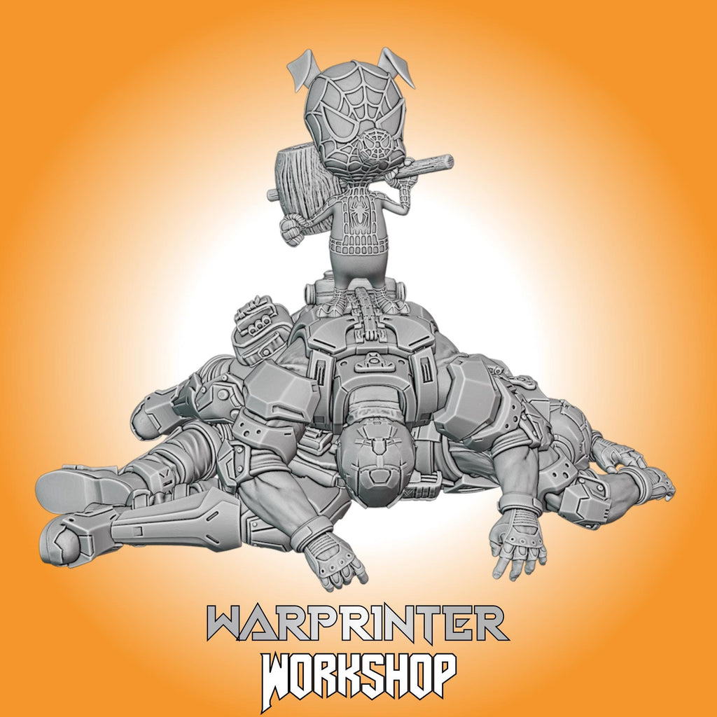 Spider-ham (Fan art sculpted by Trident Studio) (Crisis Protocol Proxy/Alternative)