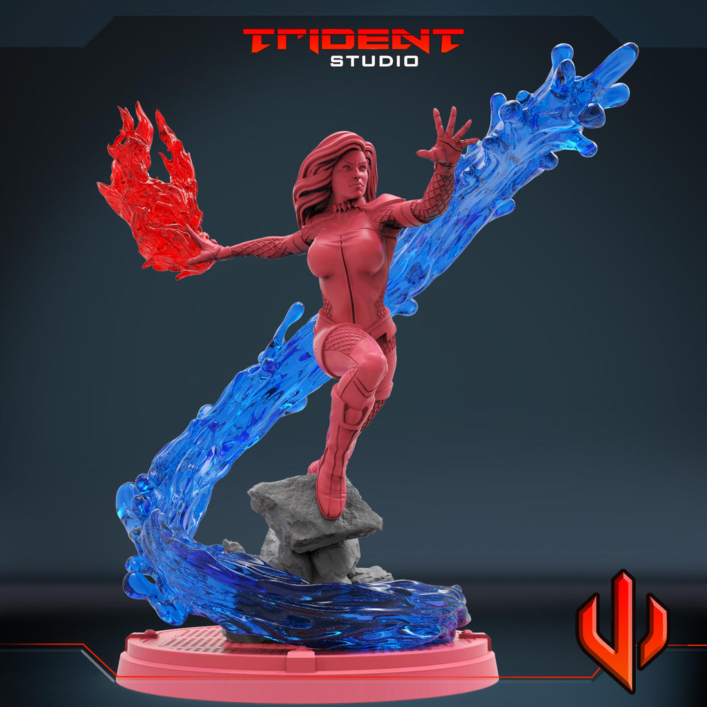 Crystal (Fan art sculpted by Trident Studio) (Crisis Protocol Proxy/Alternative)
