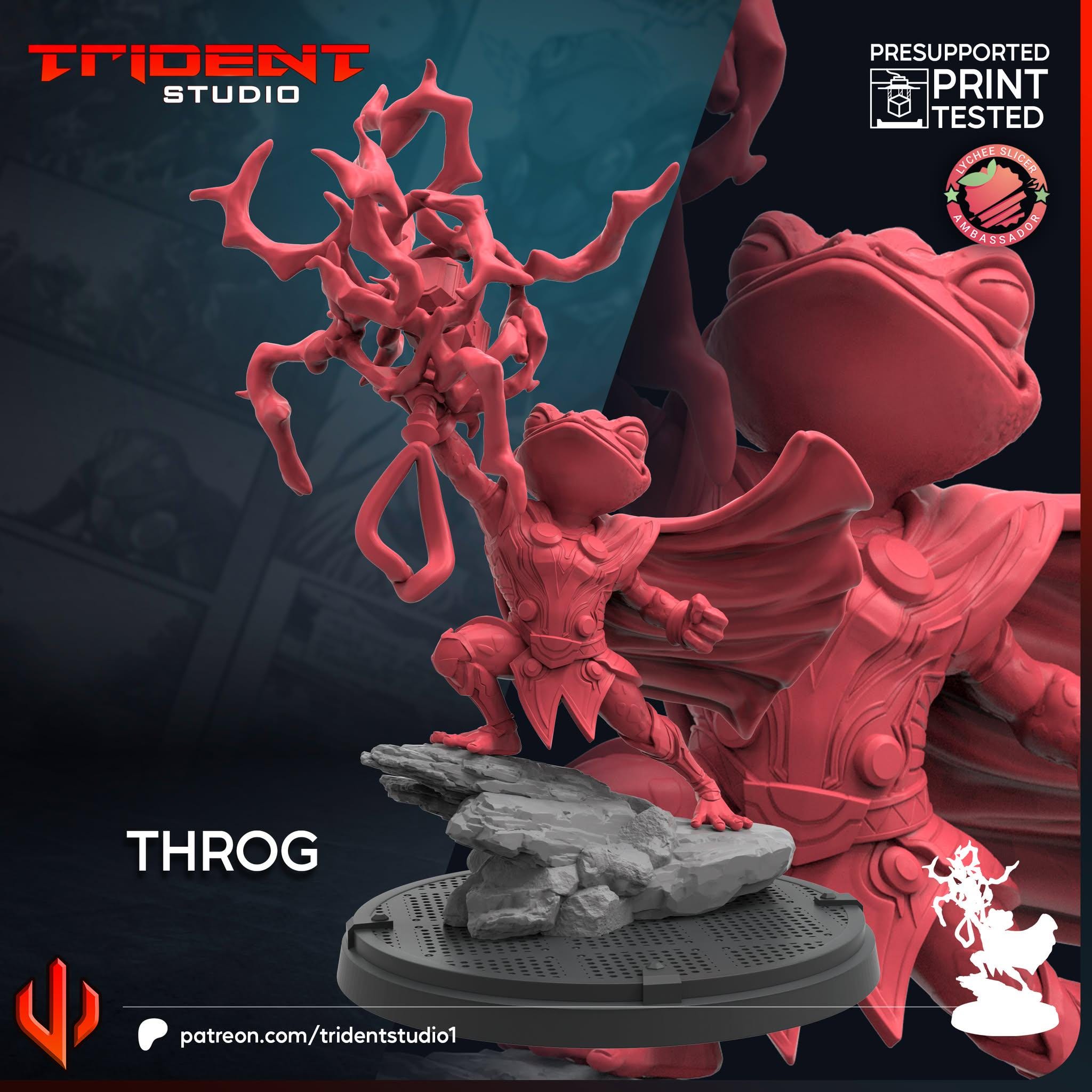 Throg (Fan art sculpted by Trident Studio) (Crisis Protocol Proxy/Alternative)