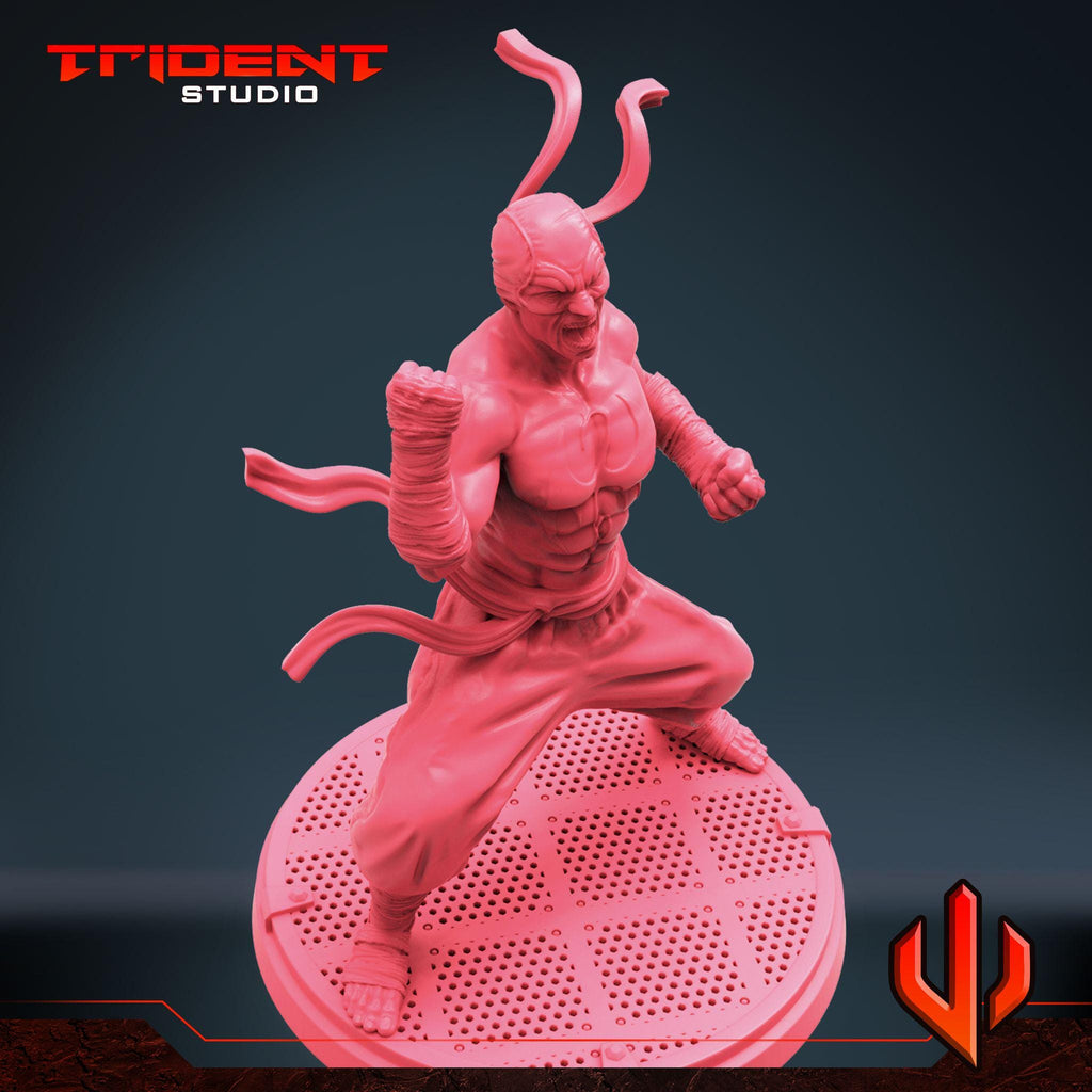 Iron Fist C (Fan art sculpted by Trident Studio) (Crisis Protocol Proxy/Alternative)