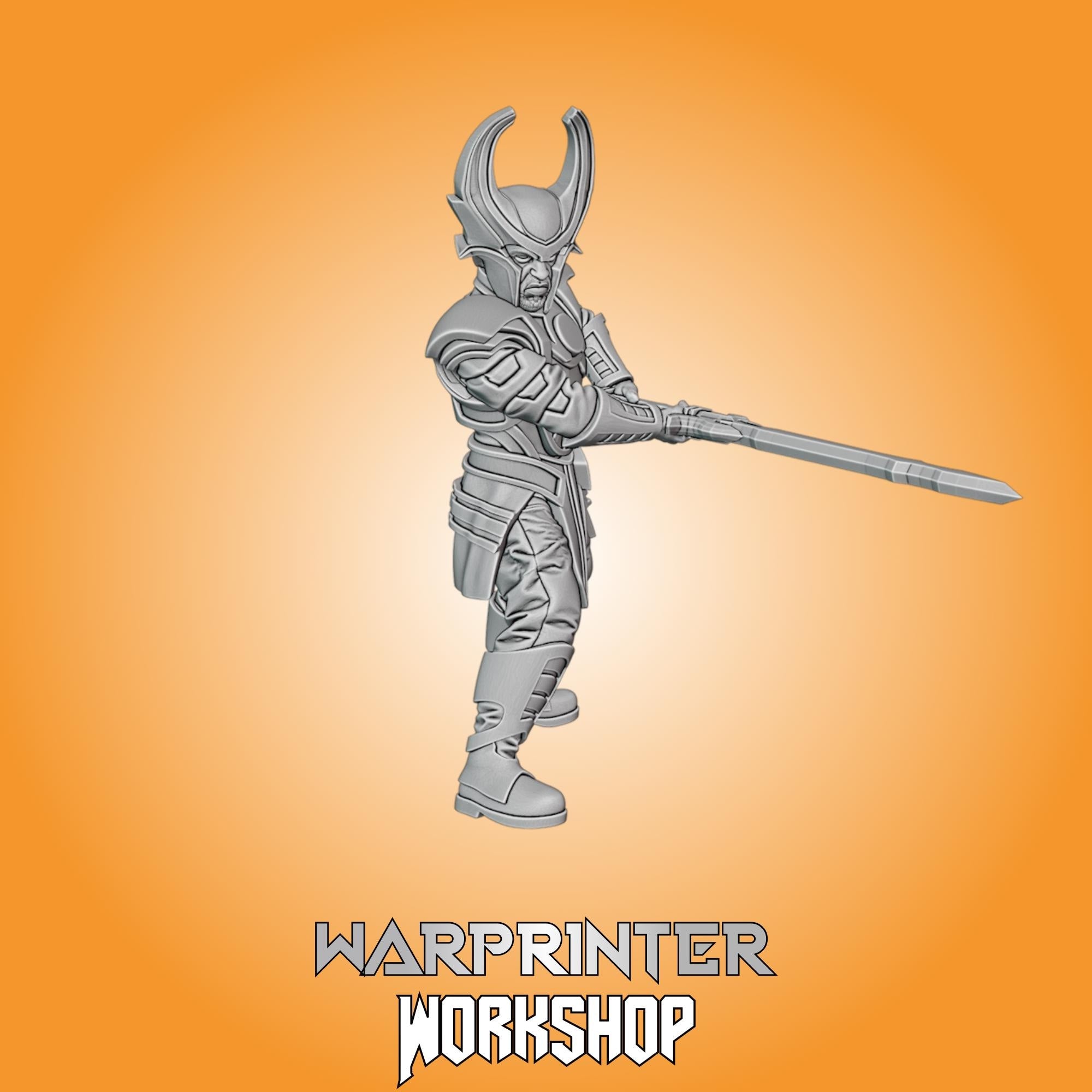 Heimdall A (Fan art sculpted by Trident Studio) (Crisis Protocol Proxy/Alternative)