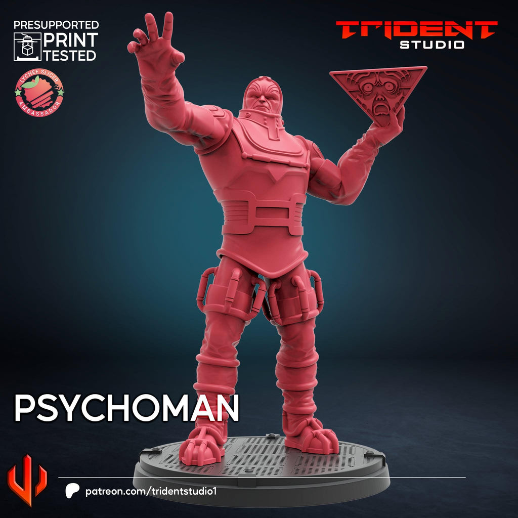 Psychoman (Fan art sculpted by Trident Studio) (Crisis Protocol Proxy/Alternative)