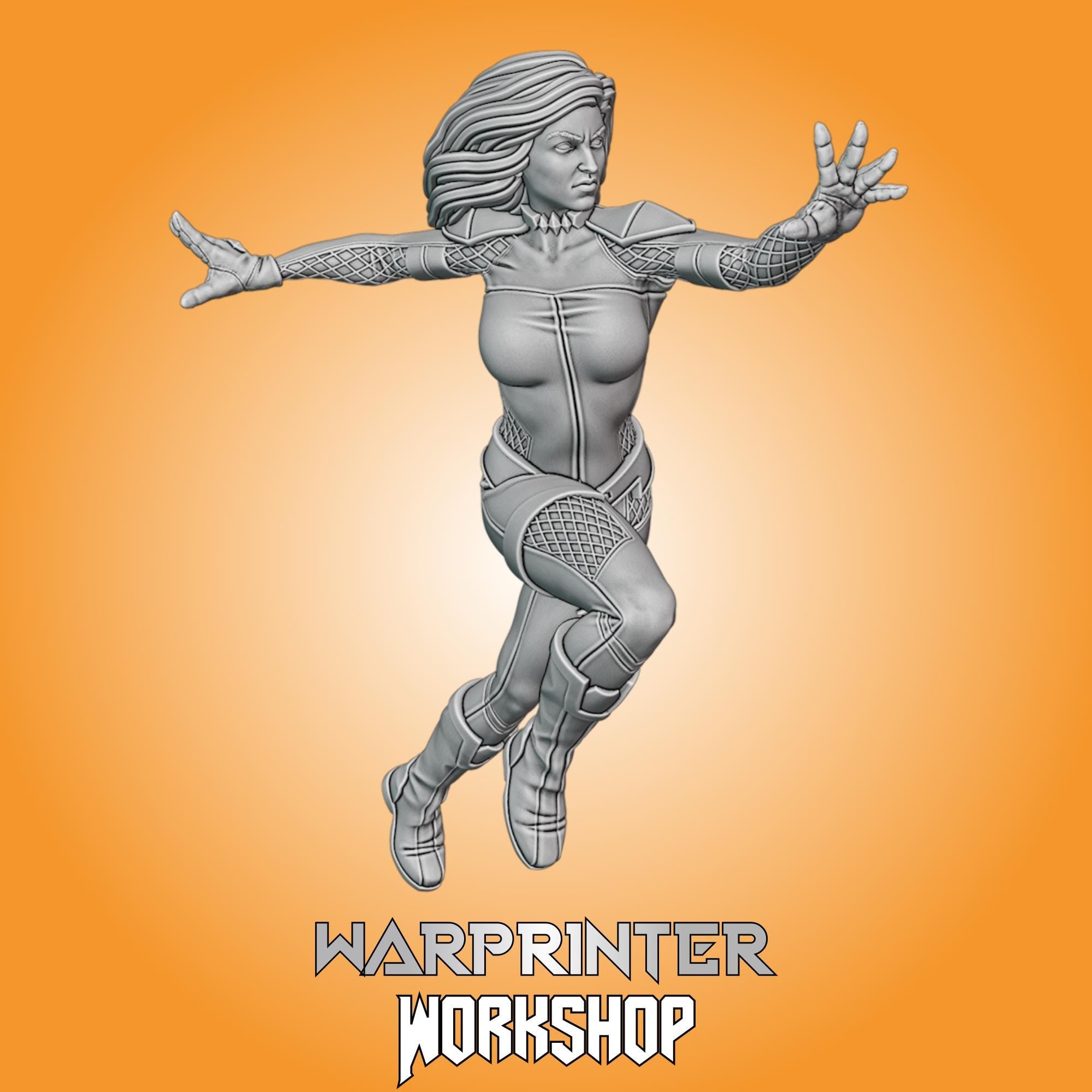 Crystal (Fan art sculpted by Trident Studio) (Crisis Protocol Proxy/Alternative)