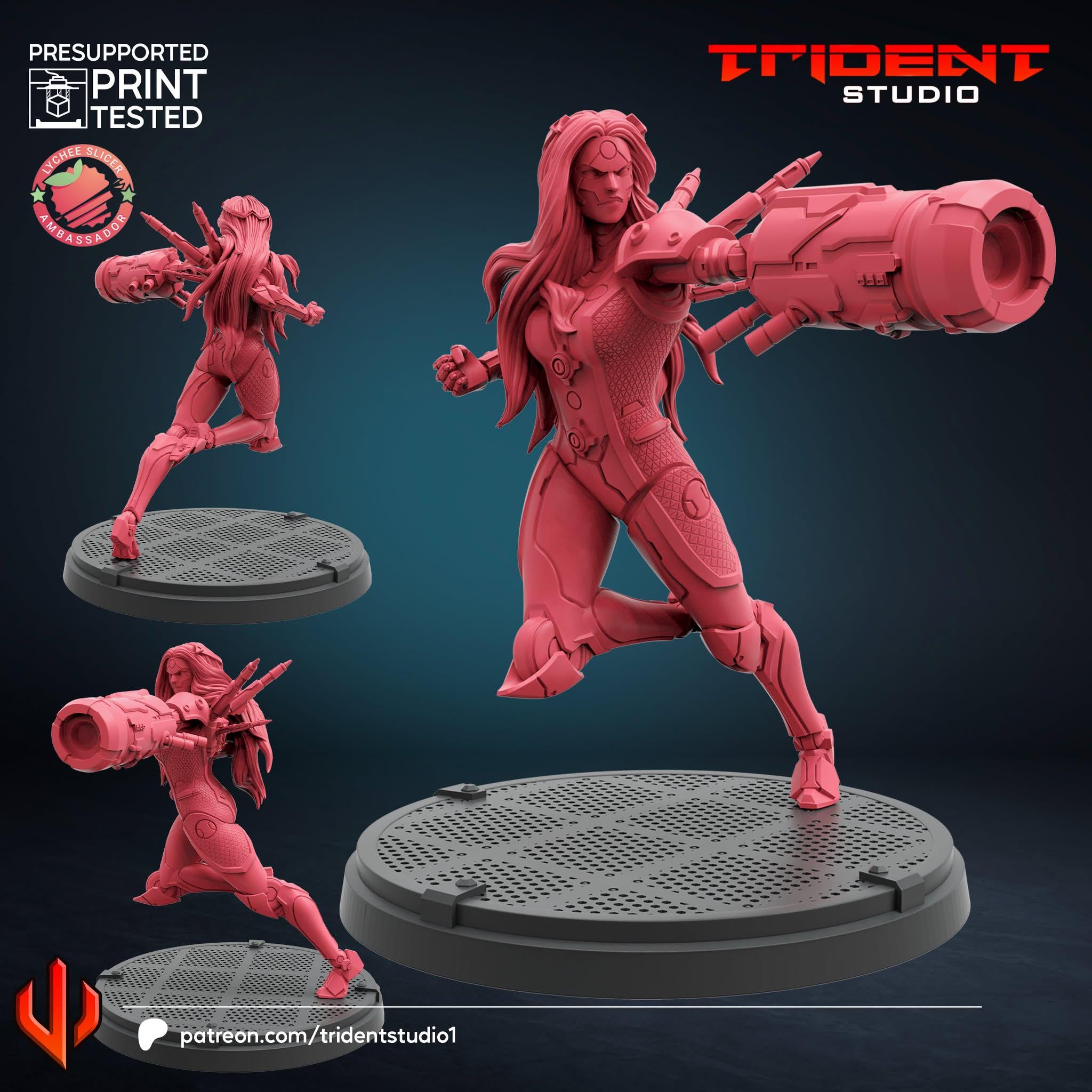 Omega Sentinel (Fan art sculpted by Trident Studio) (Crisis Protocol Proxy/Alternative)